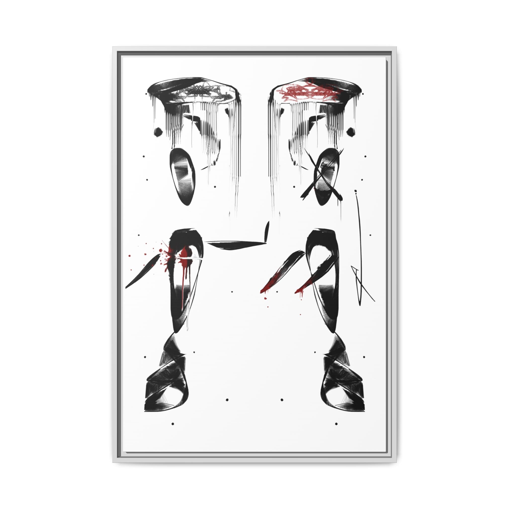 Modern Bold Abstract Canvas Wall Art | Skinwalker – AbstractsOfficial 24x36 (vertical)