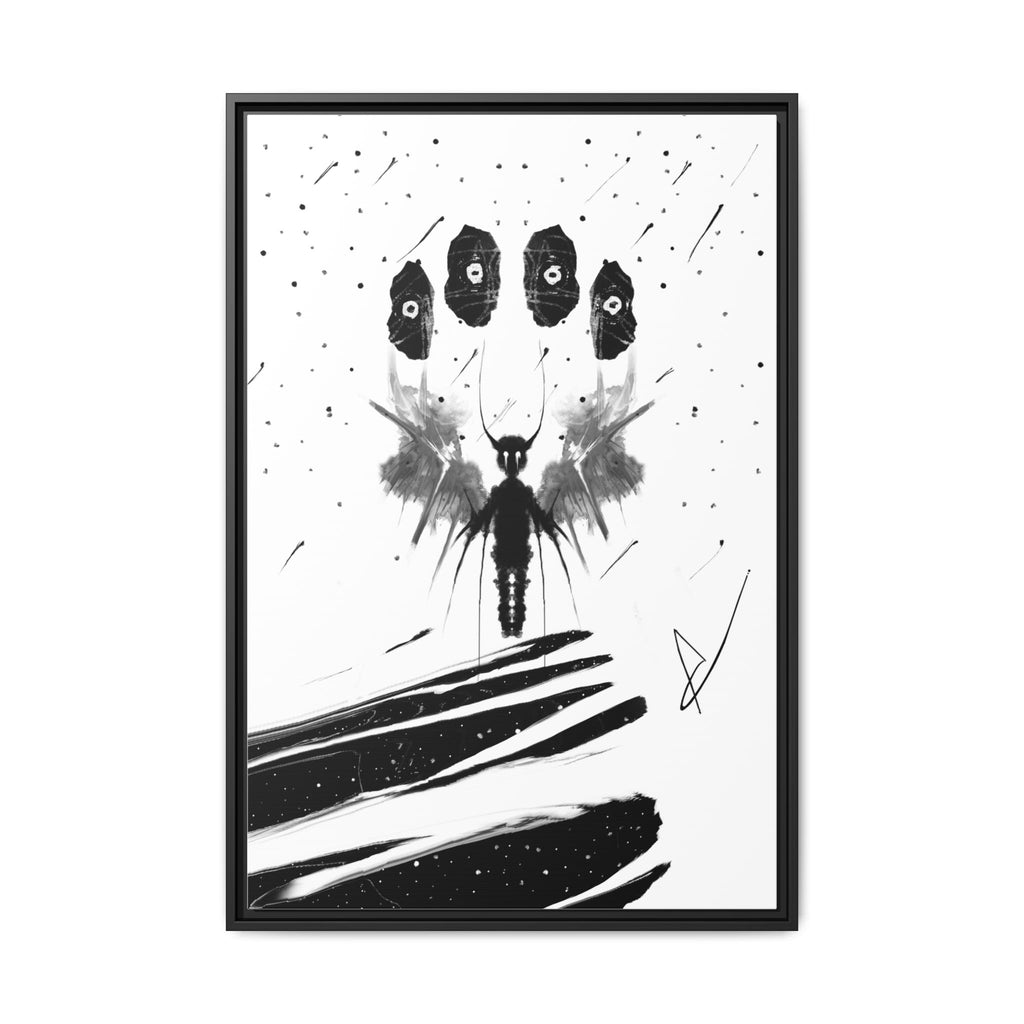 Modern Dark Abstract Canvas Wall Art | Stranded – AbstractsOfficial 24x36 (vertical)