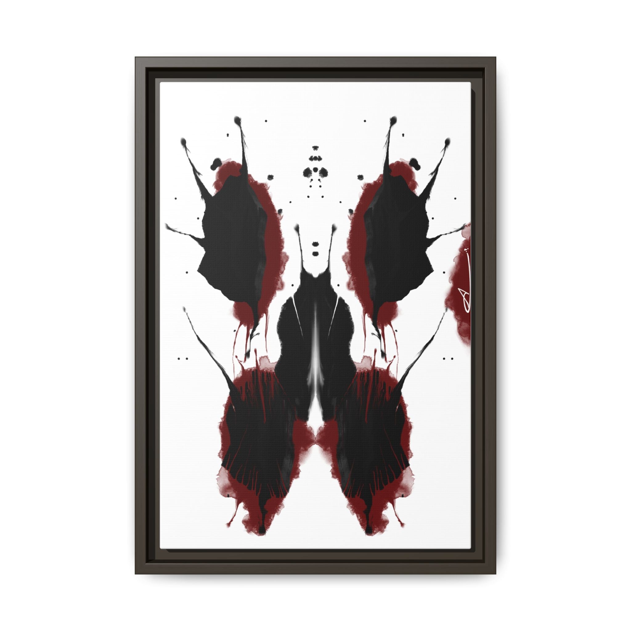 Modern Dark Abstract Canvas Wall Art | Phlebotomize – AbstractsOfficial 12″ x 18″ (Vertical)