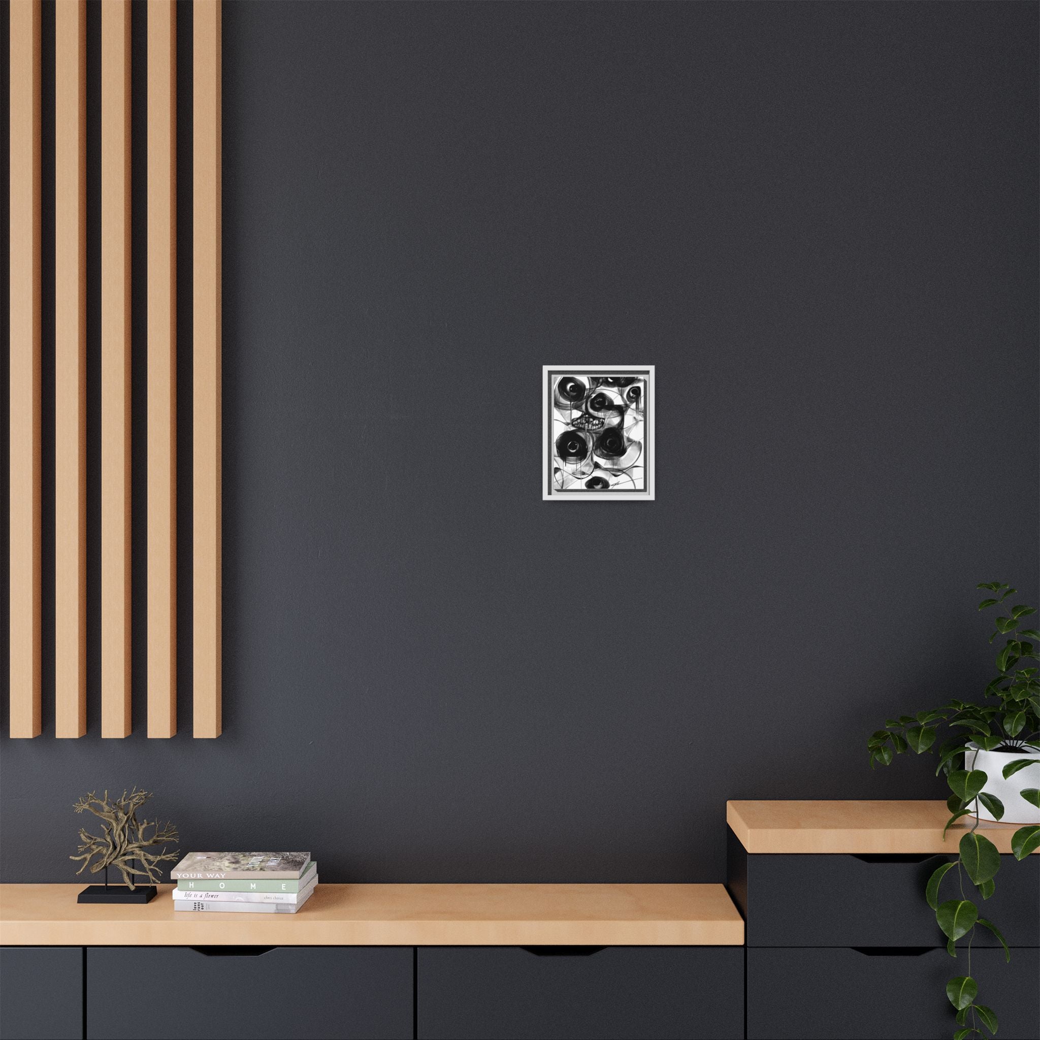 Modern Horror Abstract Canvas Wall Art | Watches – AbstractsOfficial 8 x 10 (Vertical)
