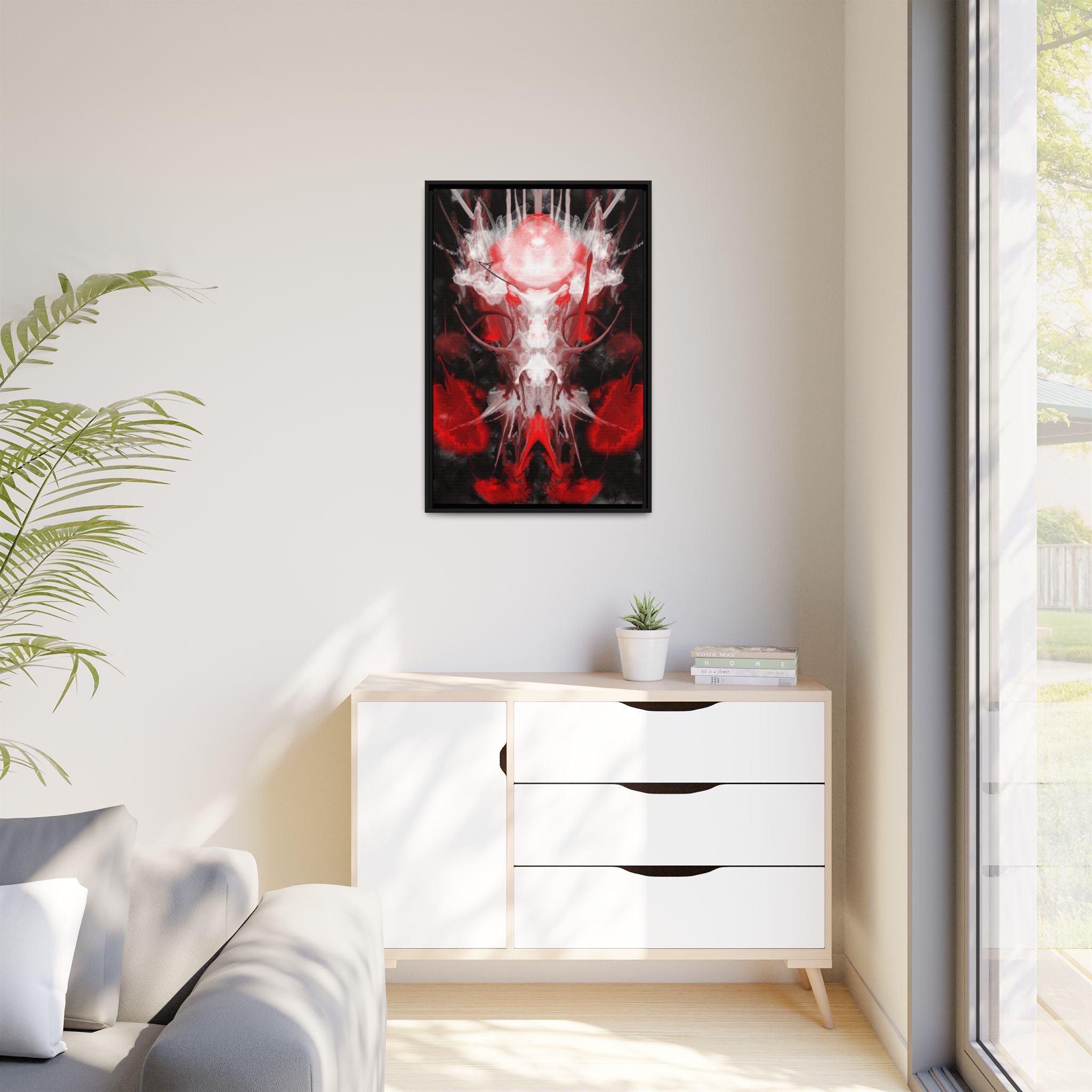 Modern Dark Abstract Canvas Wall Art | Talons – AbstractsOfficial 24x36 (vertical)