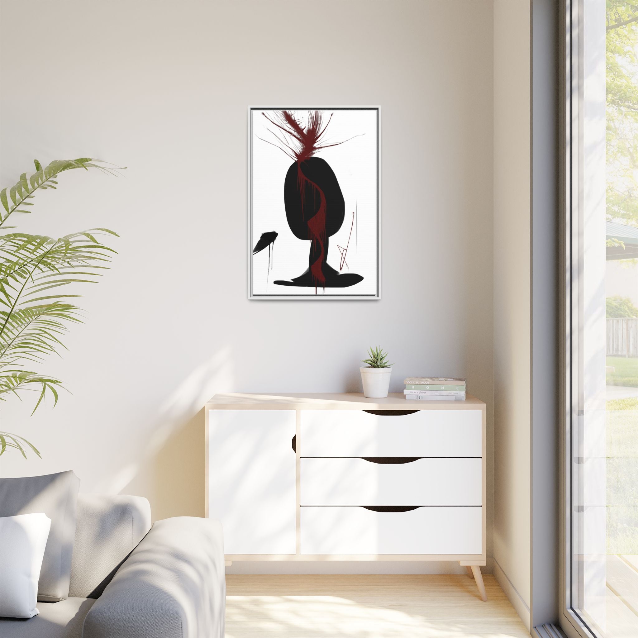 Modern Dark Abstract Canvas Wall Art | Privileged – AbstractsOfficial 24 x 36 (vertical)