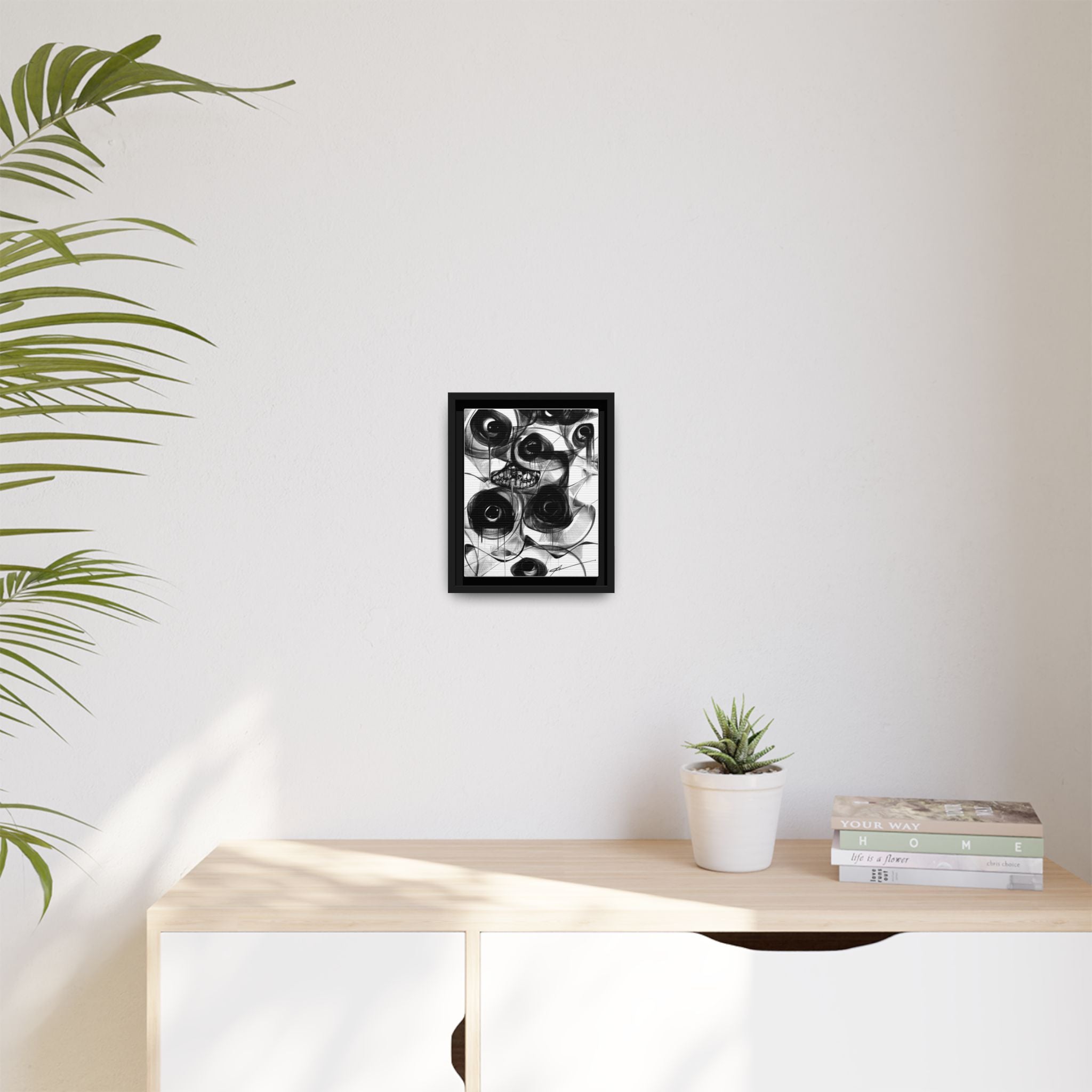 Modern Horror Abstract Canvas Wall Art | Watches – AbstractsOfficial 8 x 10 (Vertical)