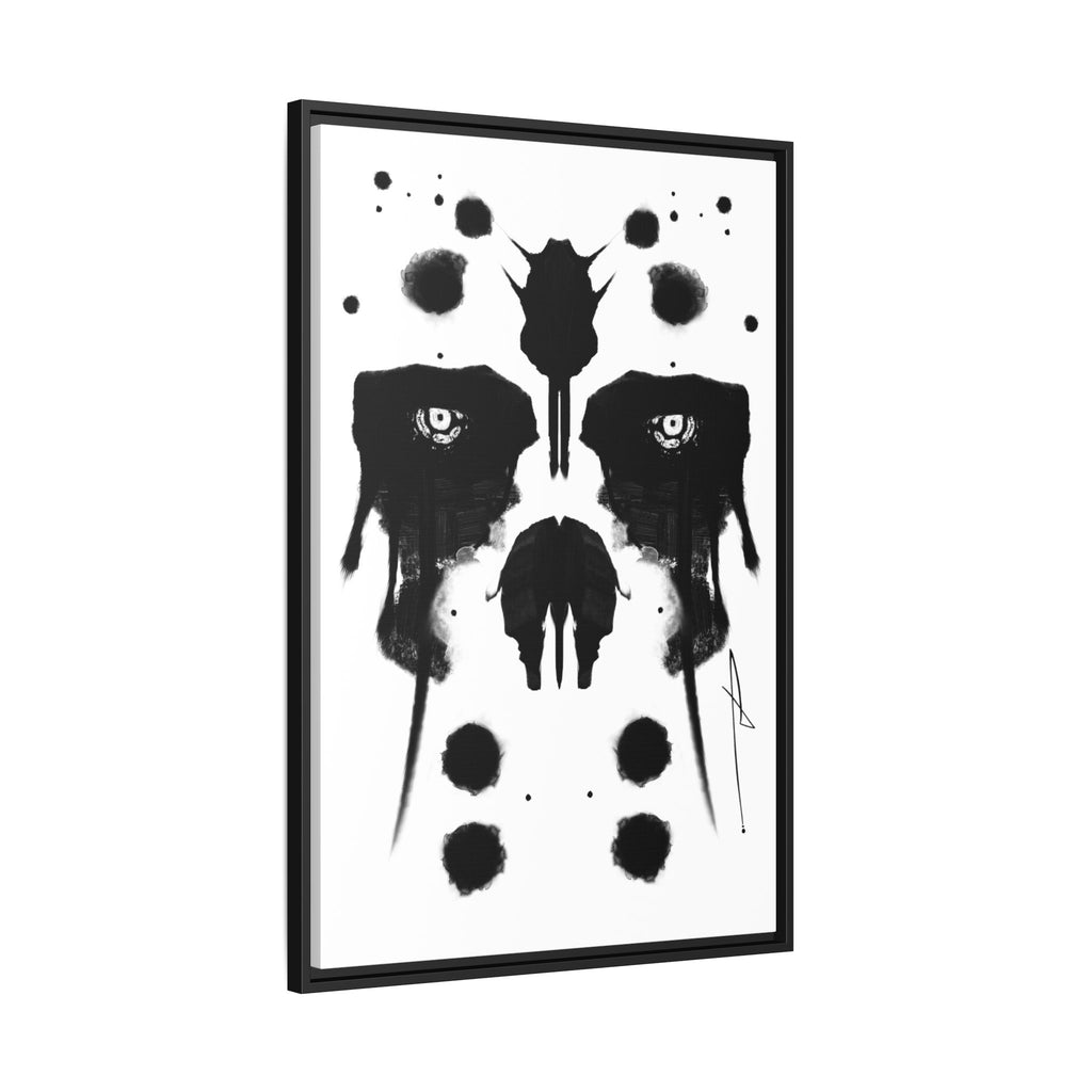 Rorschach-inspired Abstract Canvas Wall Art | Impoverished – AbstractsOfficial 24x36 (vertical)