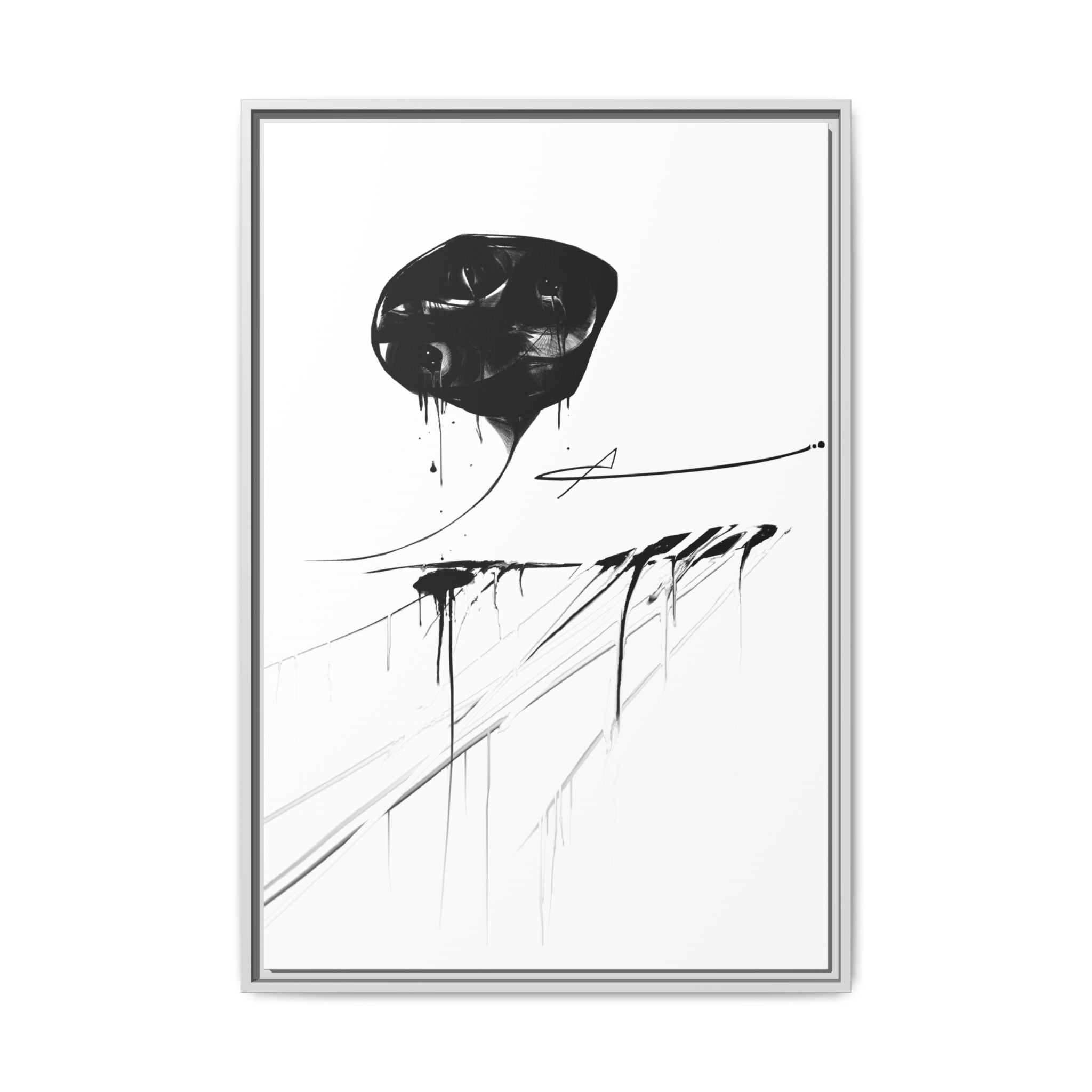 Modern Dark Abstract Canvas Wall Art | Grow – AbstractsOfficial 24x36 (vertical)