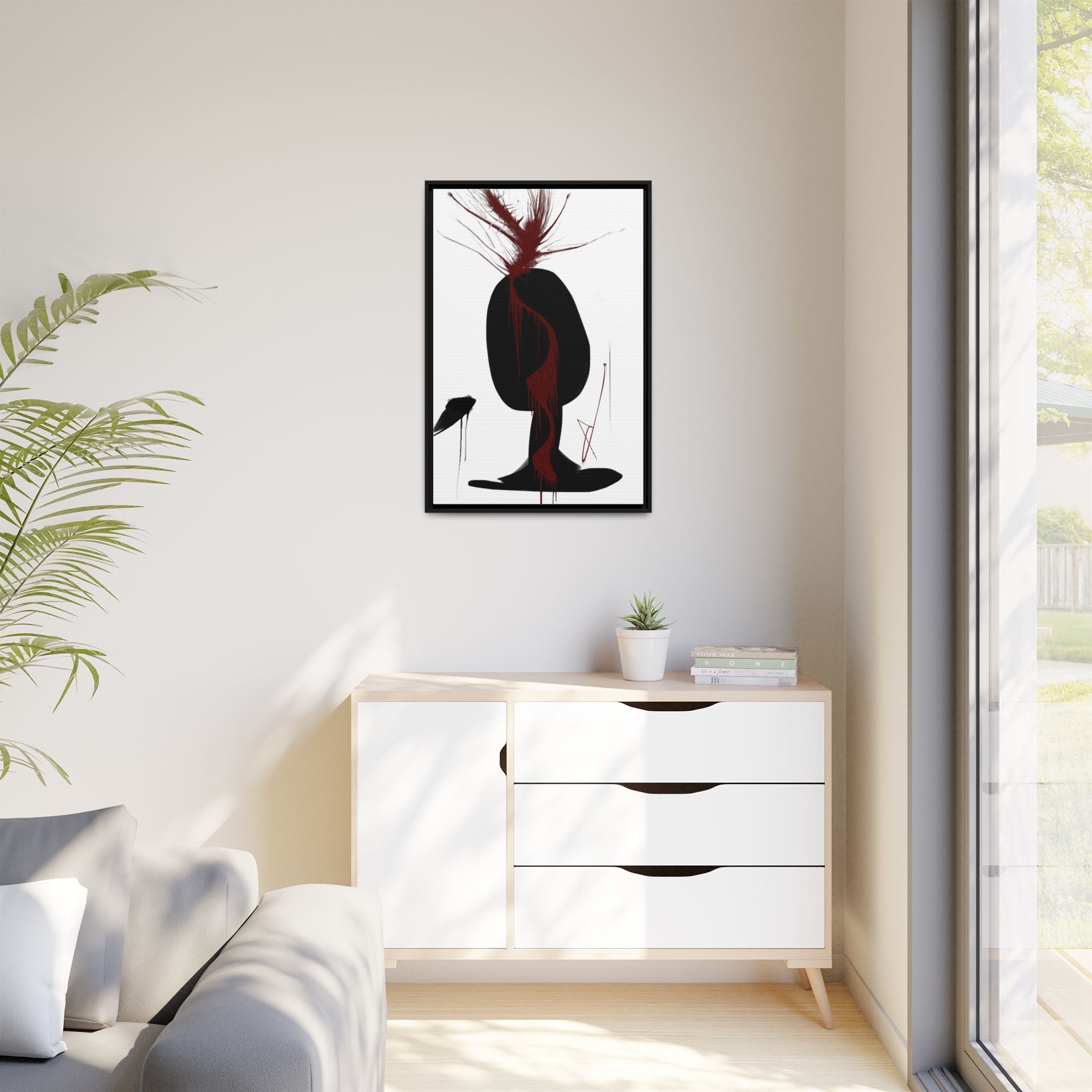 Modern Dark Abstract Canvas Wall Art | Privileged – AbstractsOfficial 24 x 36 (vertical)