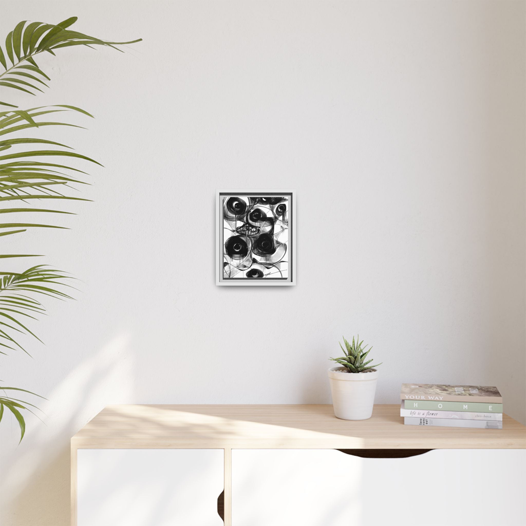 Modern Horror Abstract Canvas Wall Art | Watches – AbstractsOfficial 8 x 10 (Vertical)