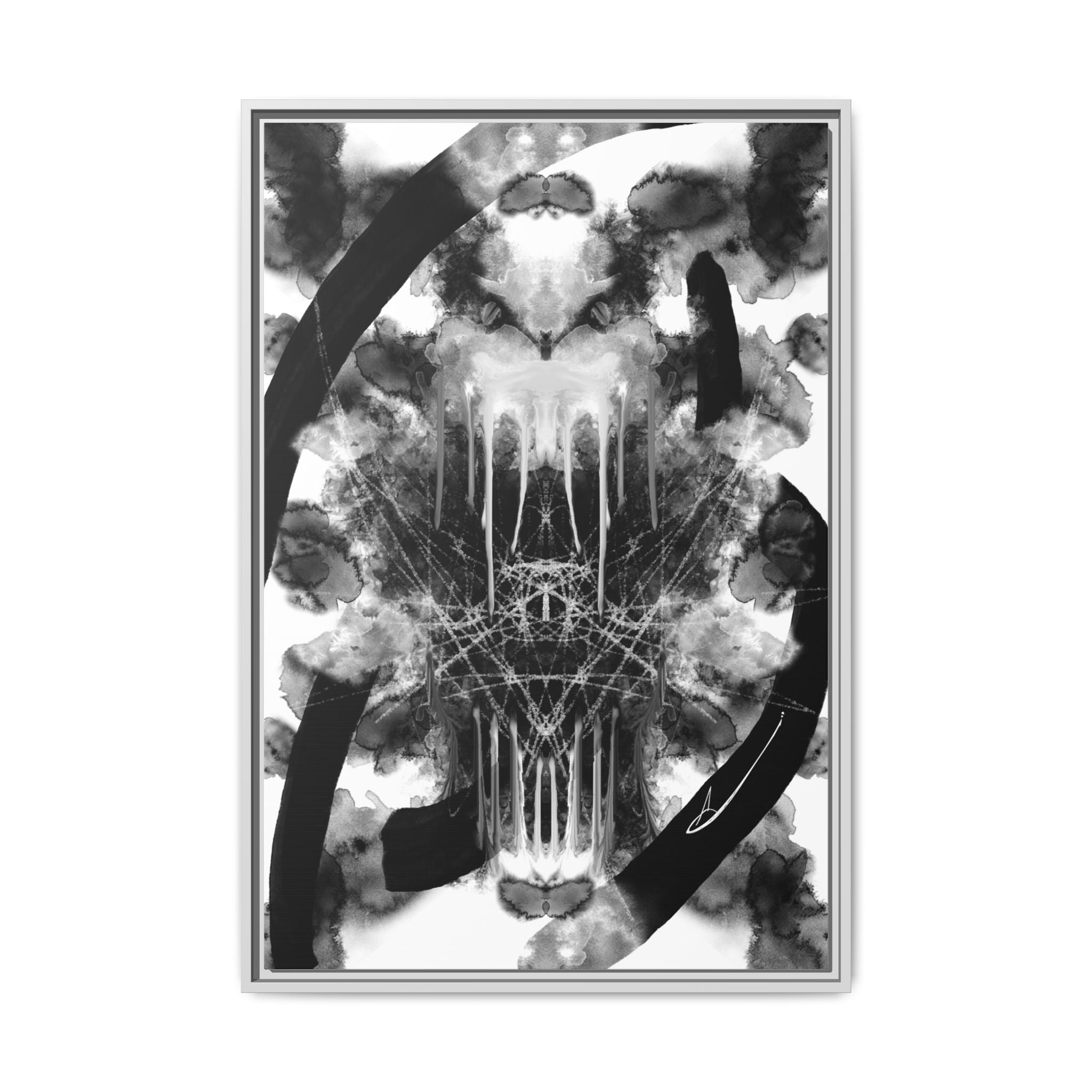 Modern Dark Abstract Canvas Wall Art | Inside – AbstractsOfficial 24x36 (vertical)
