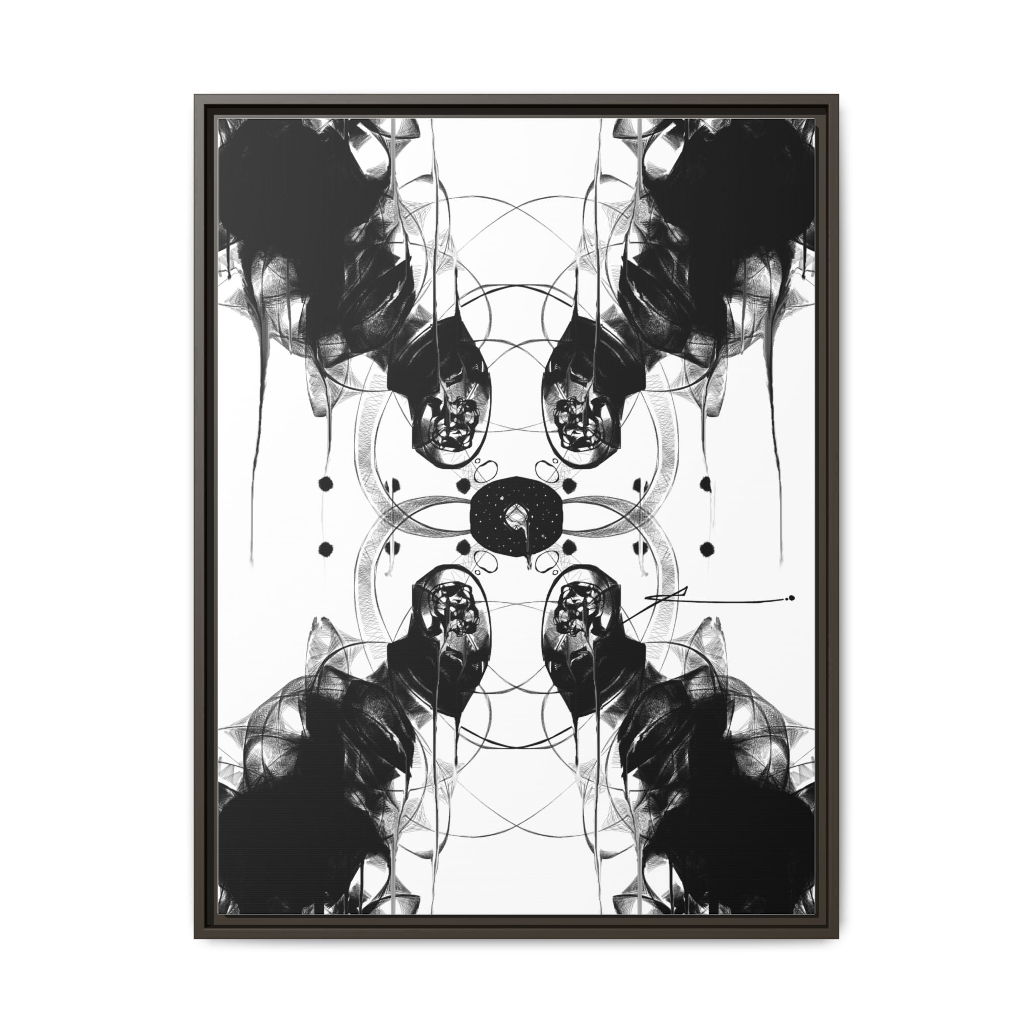 Modern Dark Abstract Canvas Wall Art | Need – AbstractsOfficial
