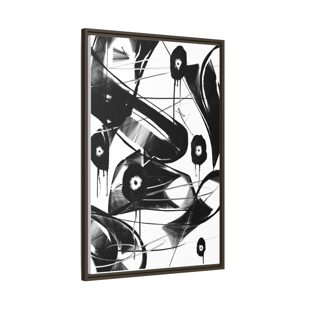 Modern Dark Abstract Canvas Wall Art | Found – AbstractsOfficial 24x36 (vertical)