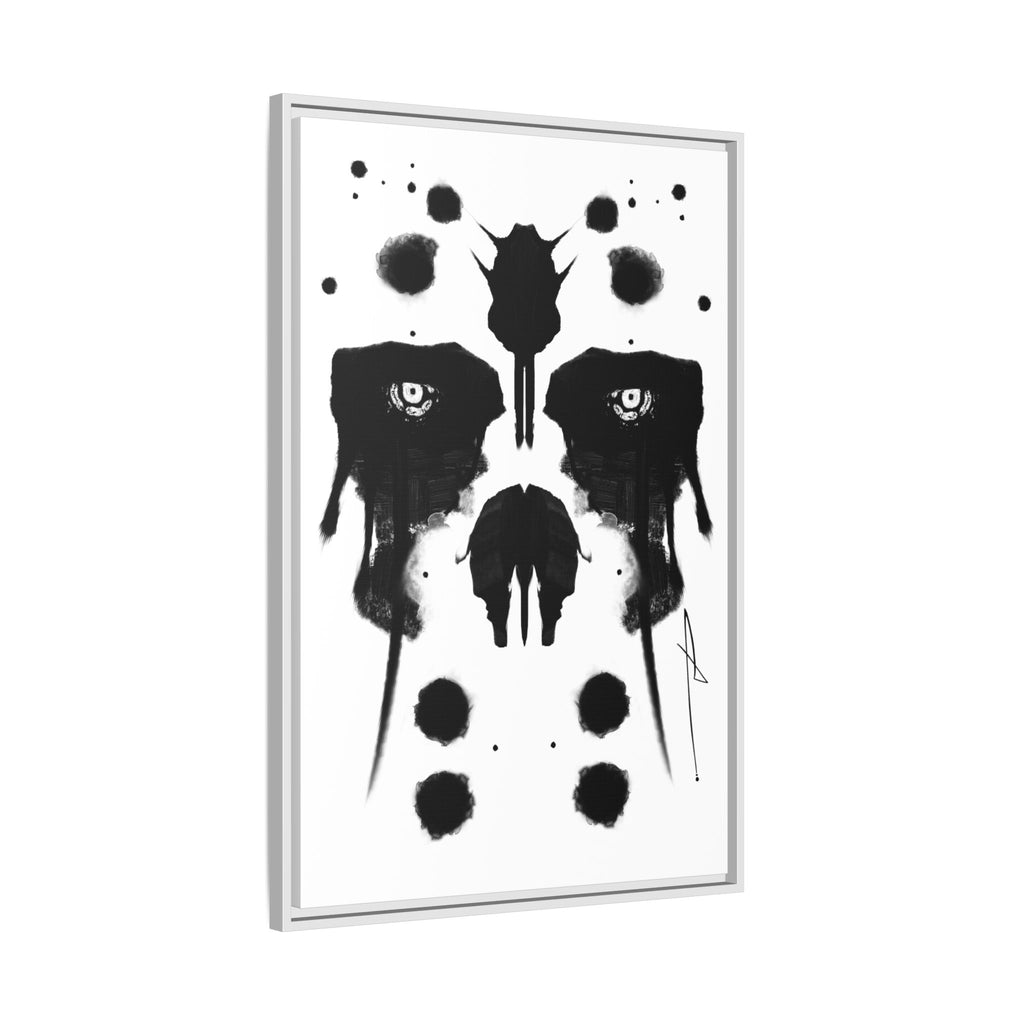 Rorschach-inspired Abstract Canvas Wall Art | Impoverished – AbstractsOfficial 24x36 (vertical)