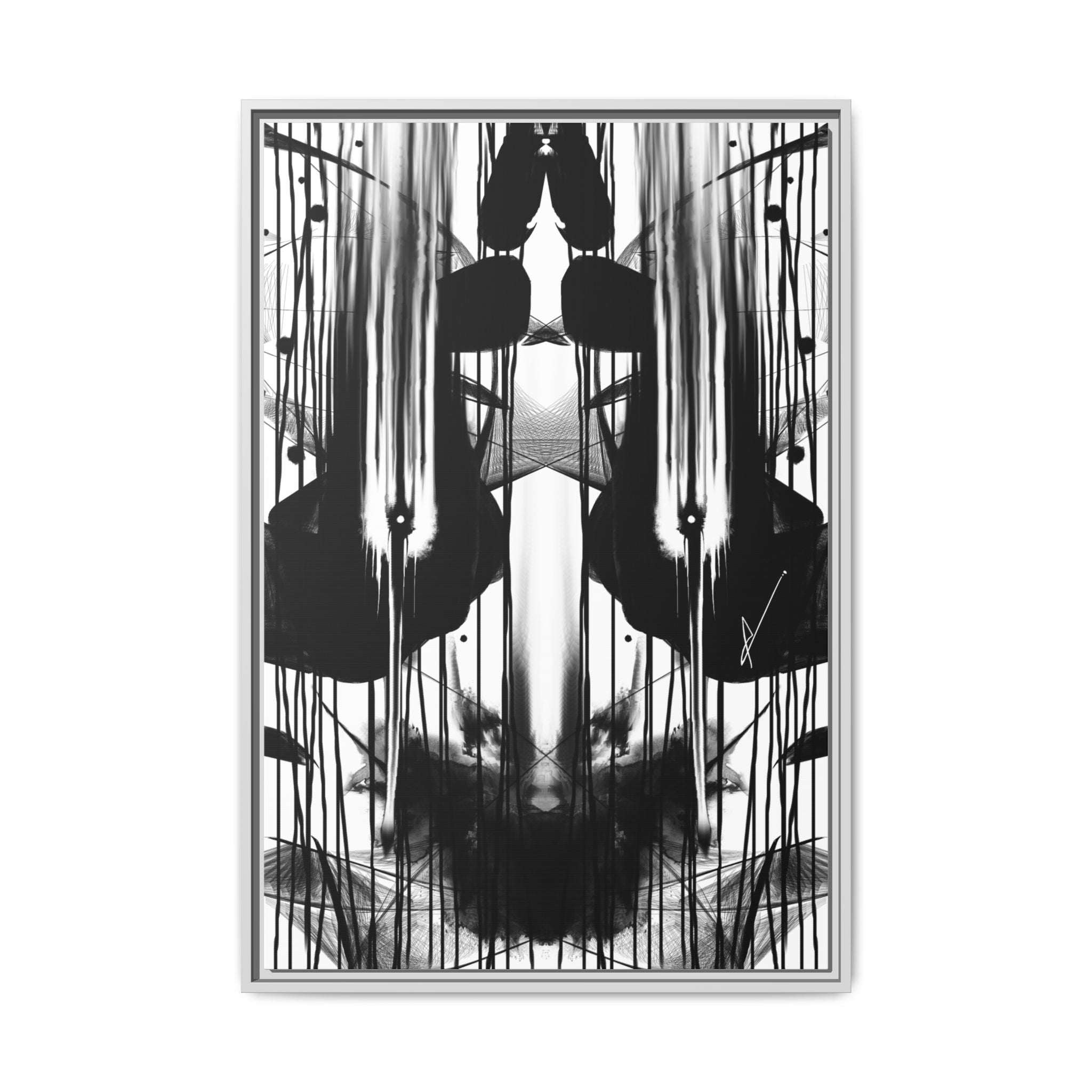 Modern Dark Abstract Canvas Wall Art | Befoul – AbstractsOfficial 24x36 (vertical)