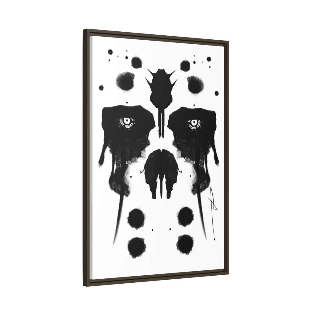 Rorschach-inspired Abstract Canvas Wall Art | Impoverished – AbstractsOfficial 24x36 (vertical)