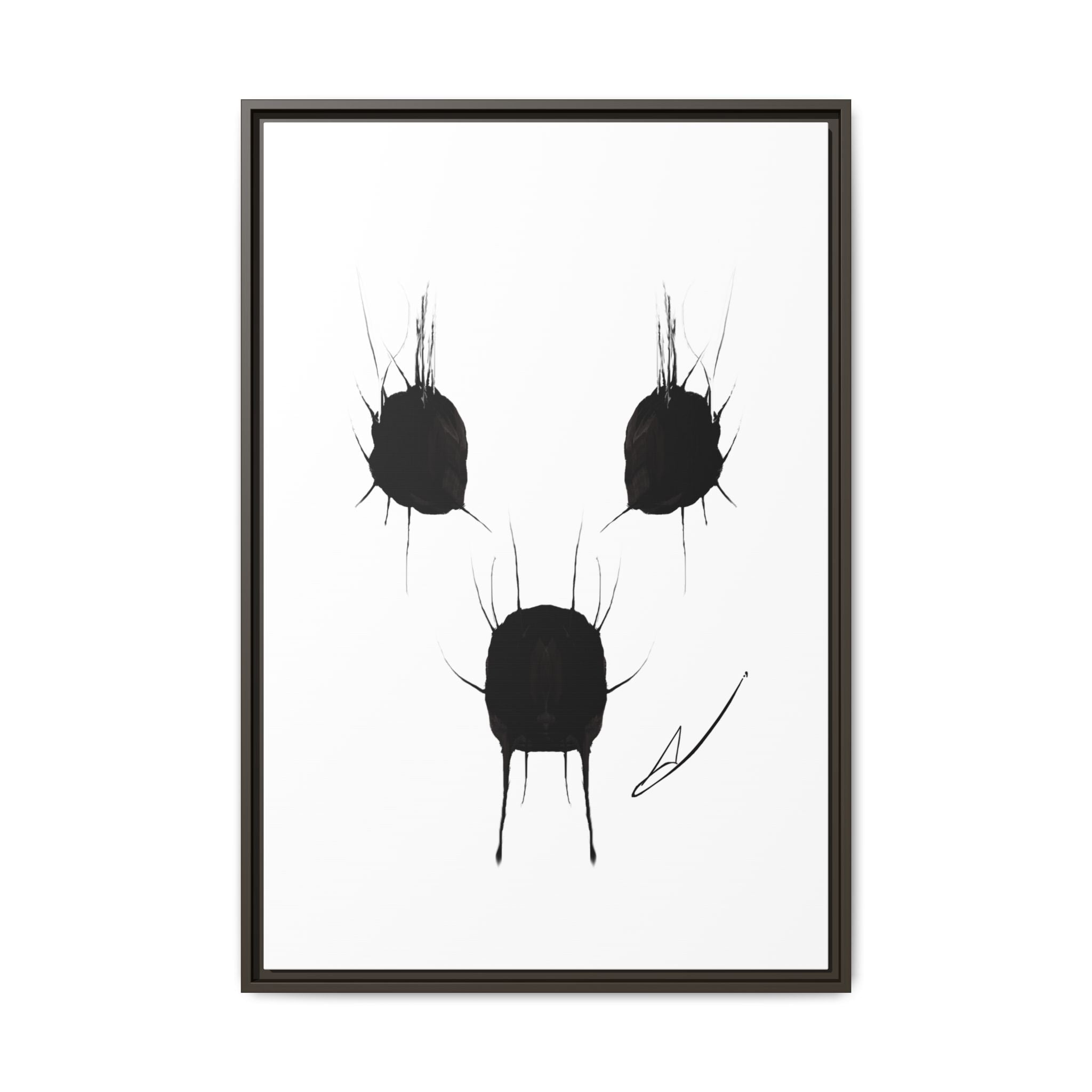 Modern Dark Abstract Canvas Wall Art | Mimic – AbstractsOfficial 24x36 (vertical)