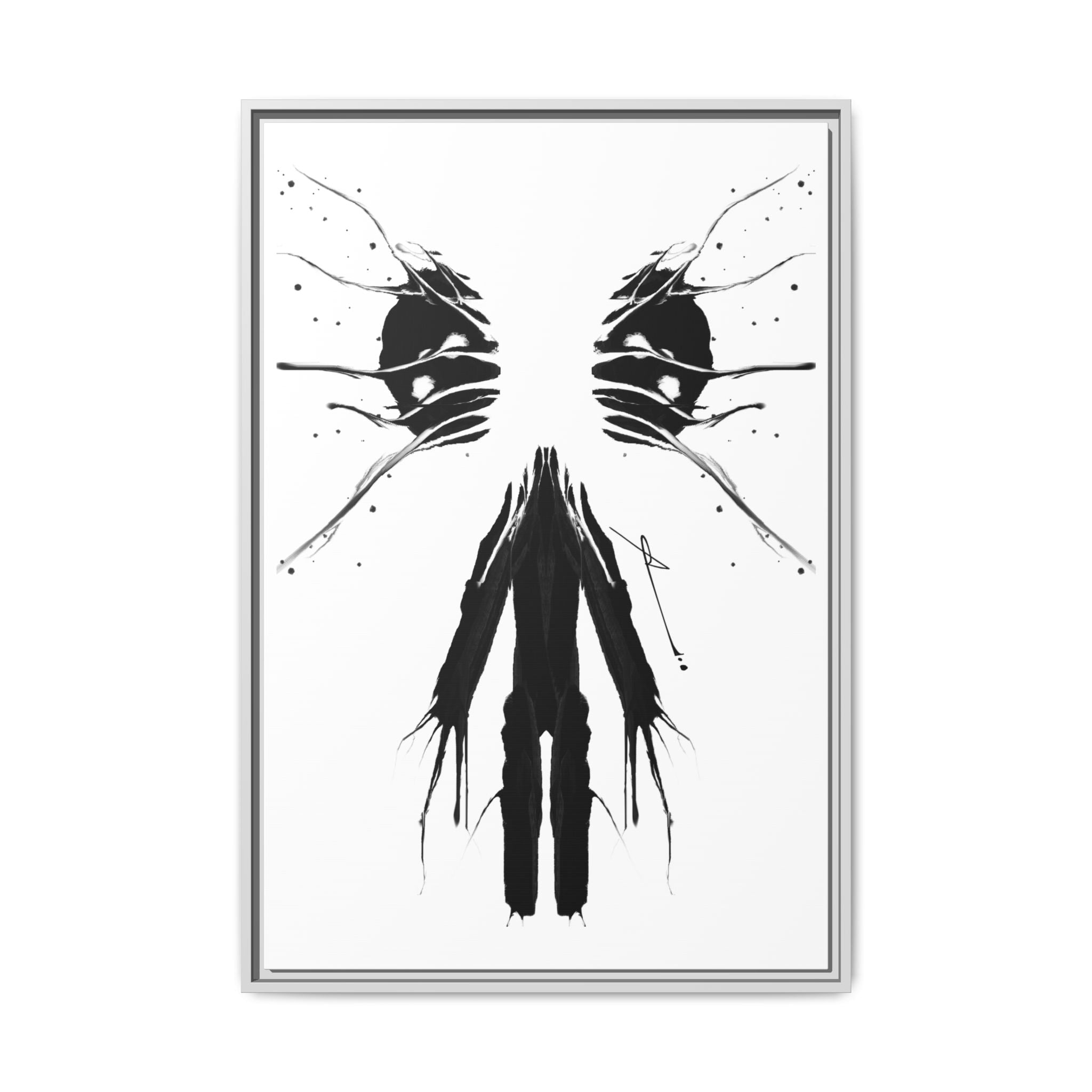 Modern Dark Abstract Canvas Wall Art | Scission – AbstractsOfficial 24x36 (vertical)