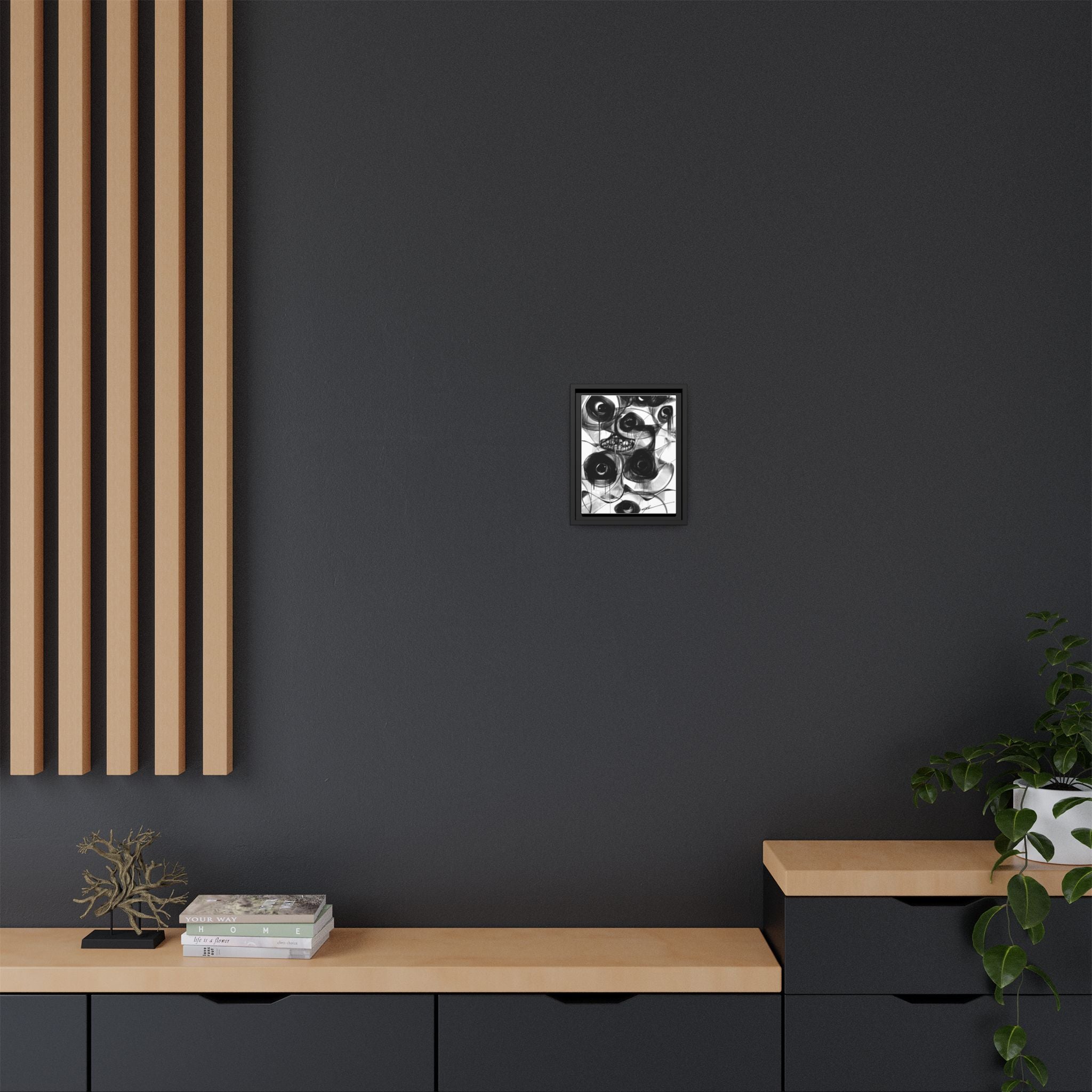 Modern Horror Abstract Canvas Wall Art | Watches – AbstractsOfficial 8 x 10 (Vertical)