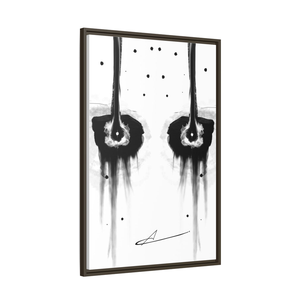 Modern Dark Abstract Canvas Wall Art | Dreary – AbstractsOfficial 24x36 (vertical)