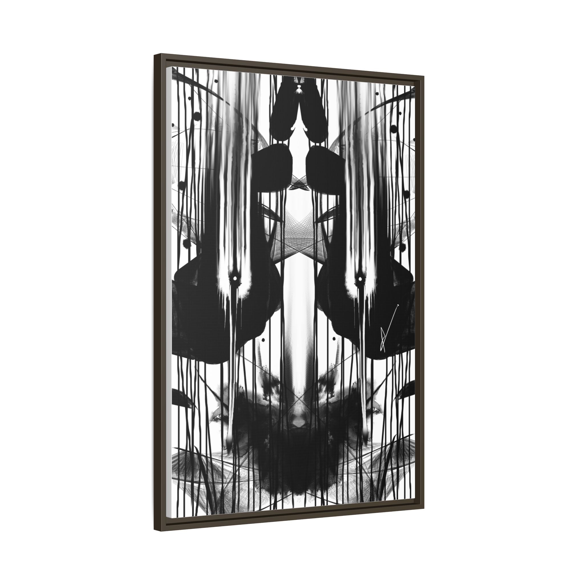 Modern Dark Abstract Canvas Wall Art | Befoul – AbstractsOfficial 24x36 (vertical)