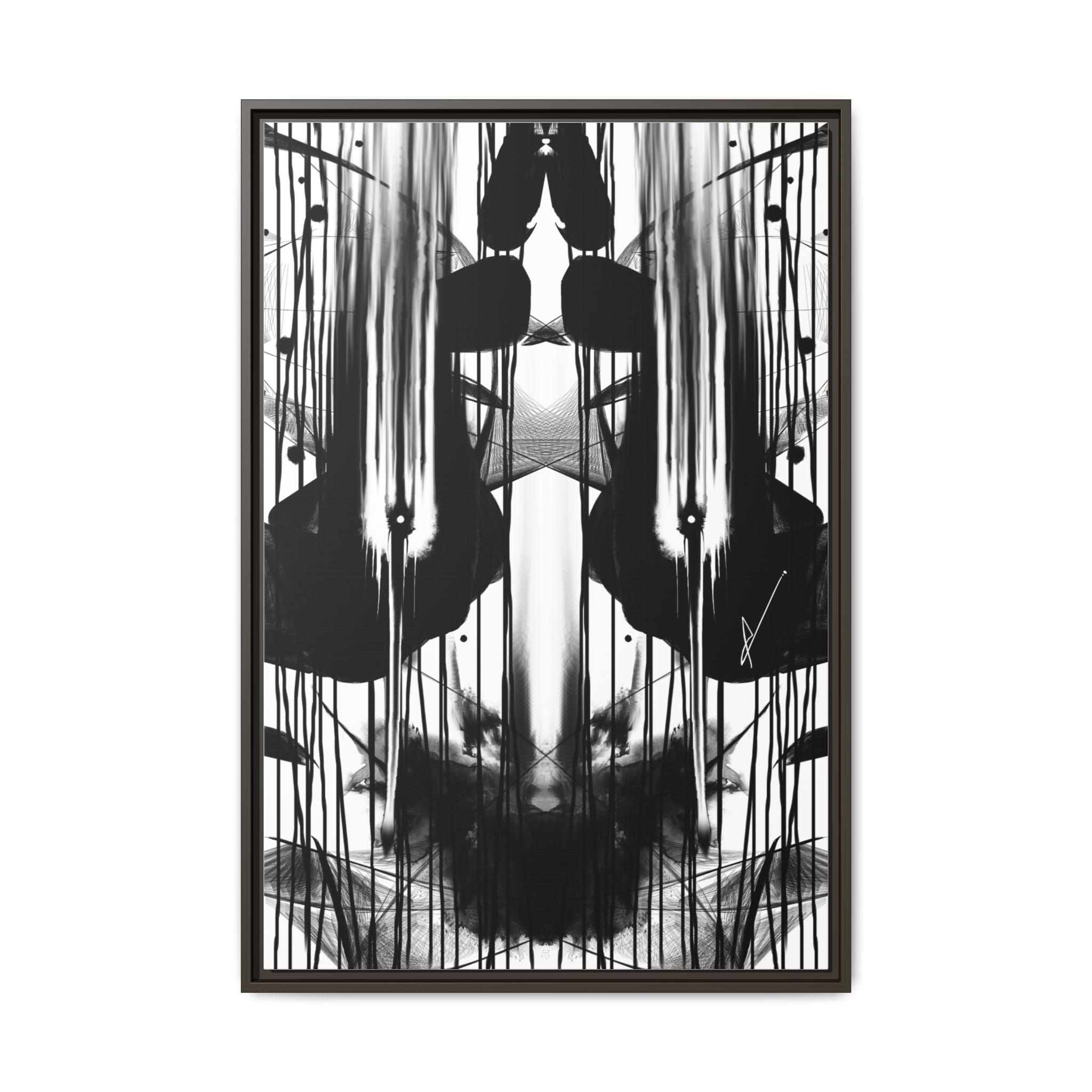 Modern Dark Abstract Canvas Wall Art | Befoul – AbstractsOfficial 24x36 (vertical)