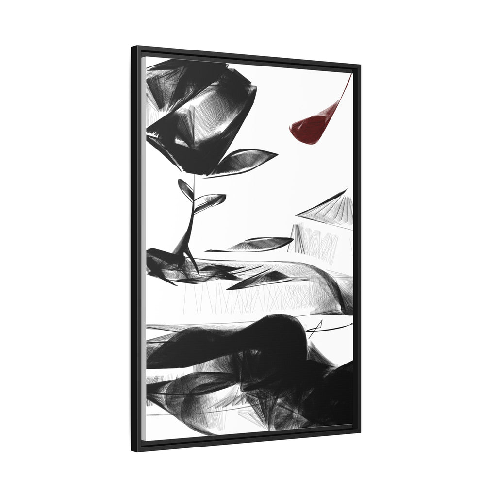 Modern Dark Abstract Canvas Wall Art | Stand – AbstractsOfficial 24x36 (vertical)