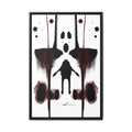 Rorschach-inspired Abstract art Canvas Wall Art | Muffled – AbstractsOfficial 24x36 (vertical)
