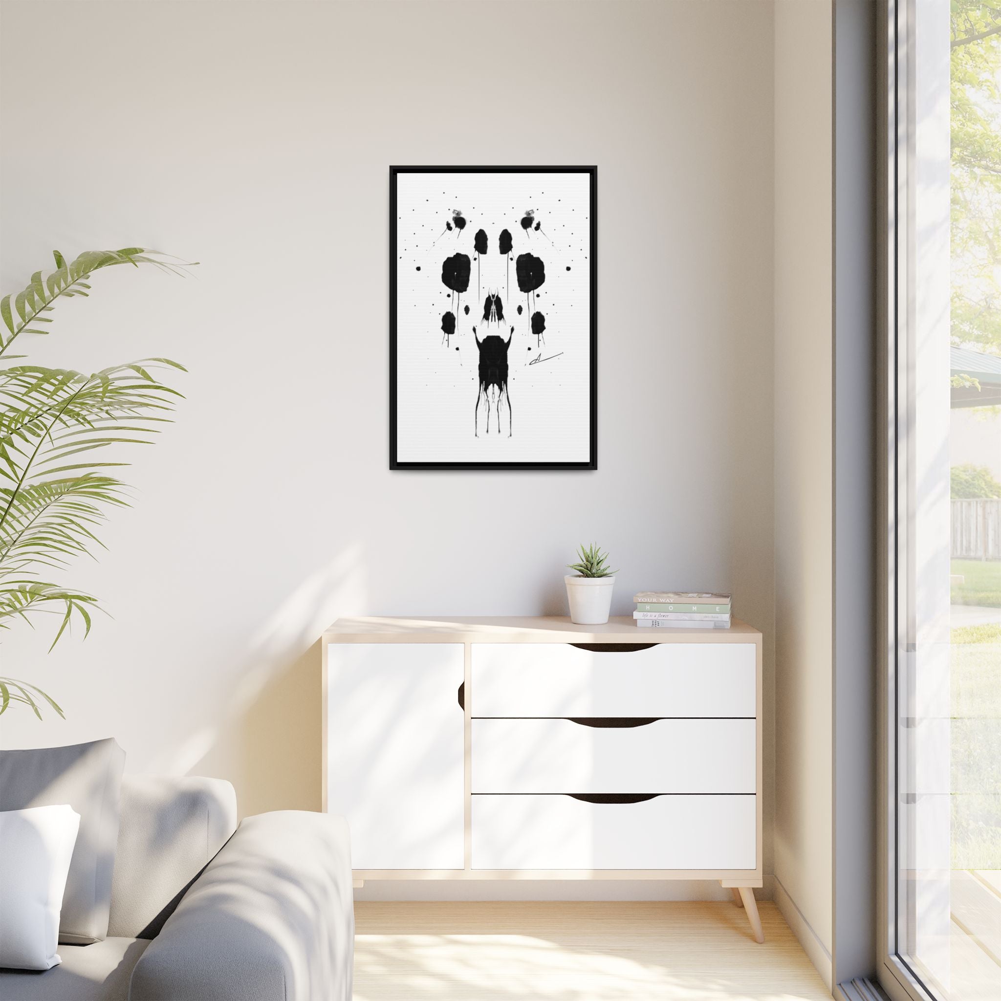 Modern Dark Abstract Canvas Wall Art | Fragile – AbstractsOfficial 24x36 (vertical)
