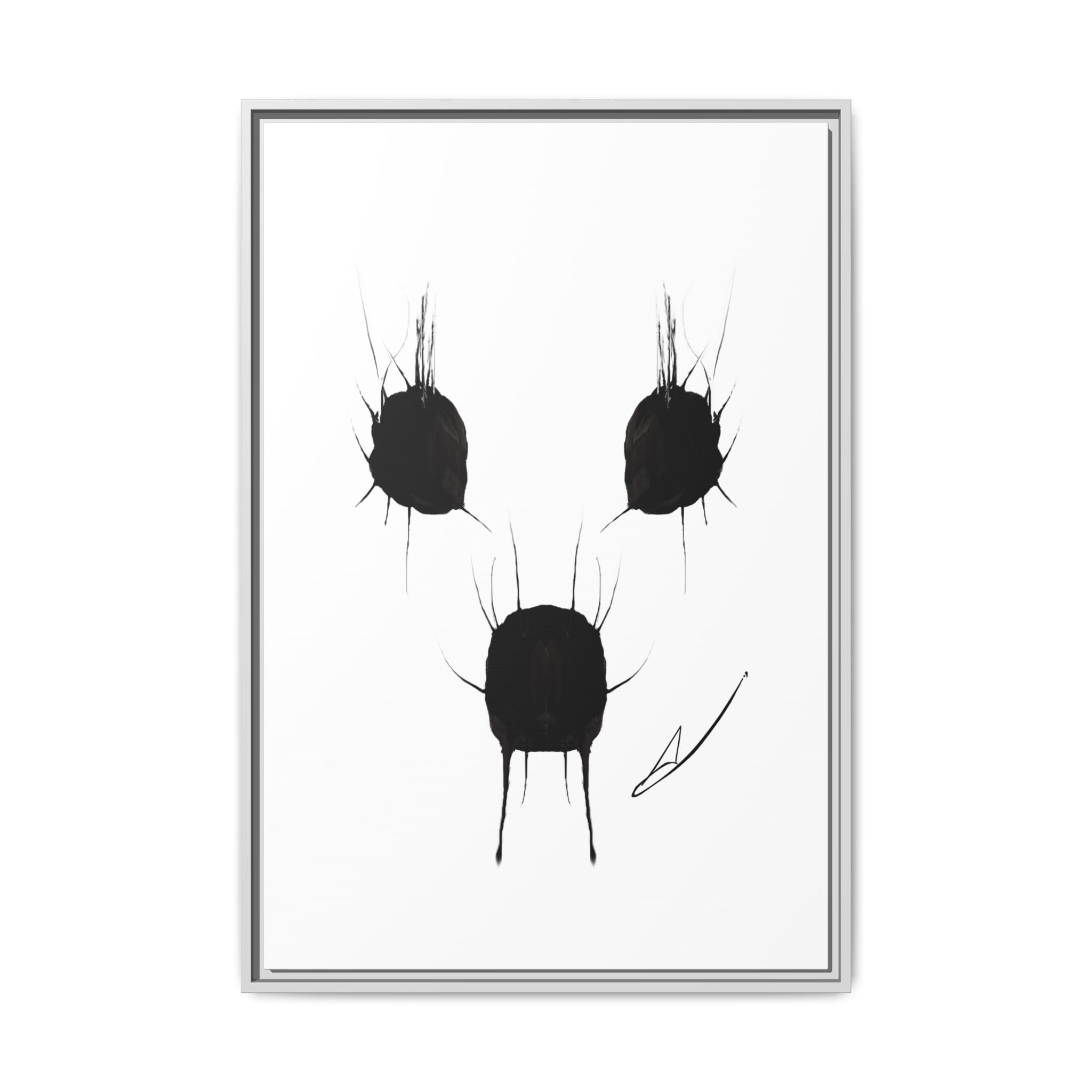Modern Dark Abstract Canvas Wall Art | Mimic – AbstractsOfficial 24x36 (vertical)