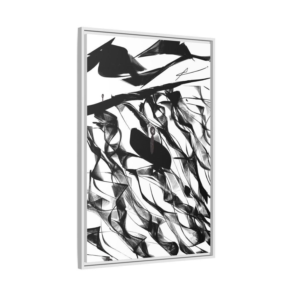 Modern Dark Abstract Canvas Wall Art | Still – AbstractsOfficial 24x36 (vertical)