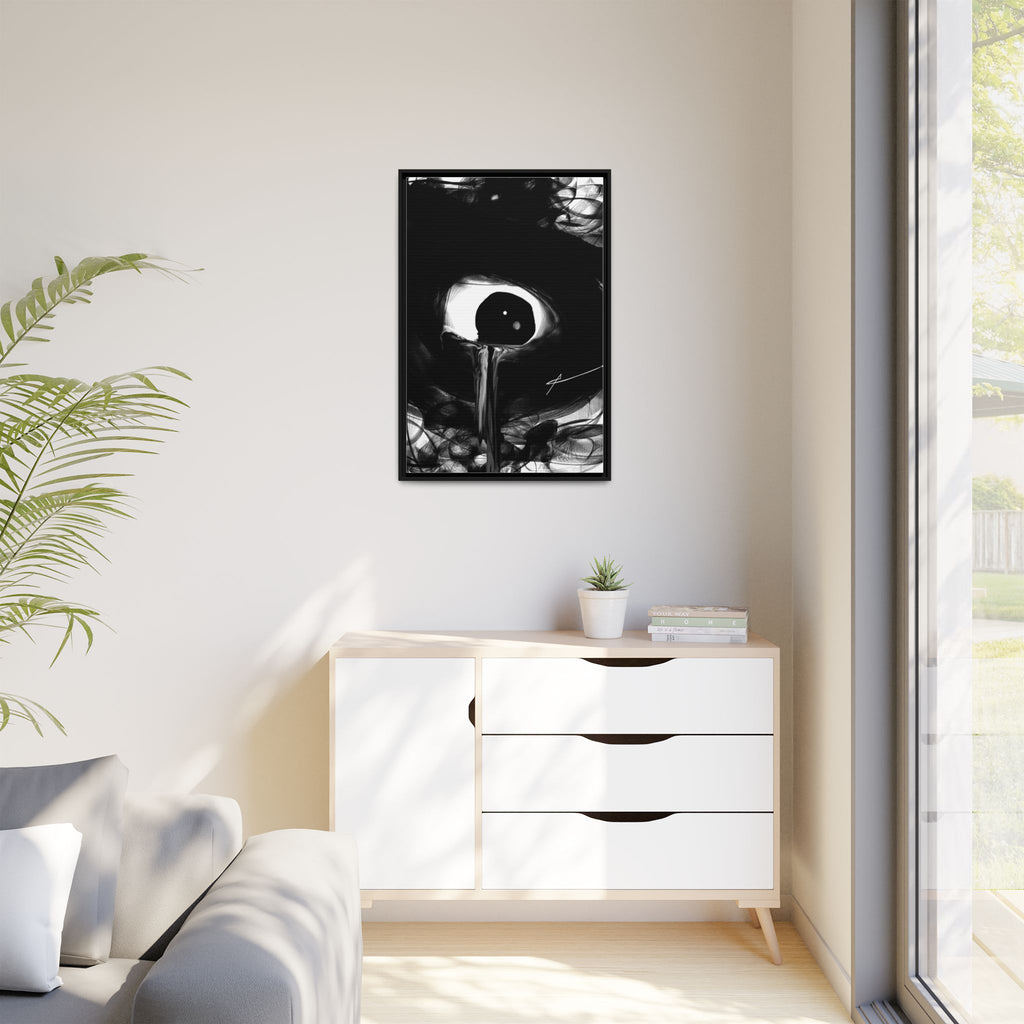 Modern Moody Abstract Canvas Wall Art | Leak – AbstractsOfficial 24x36 (vertical)