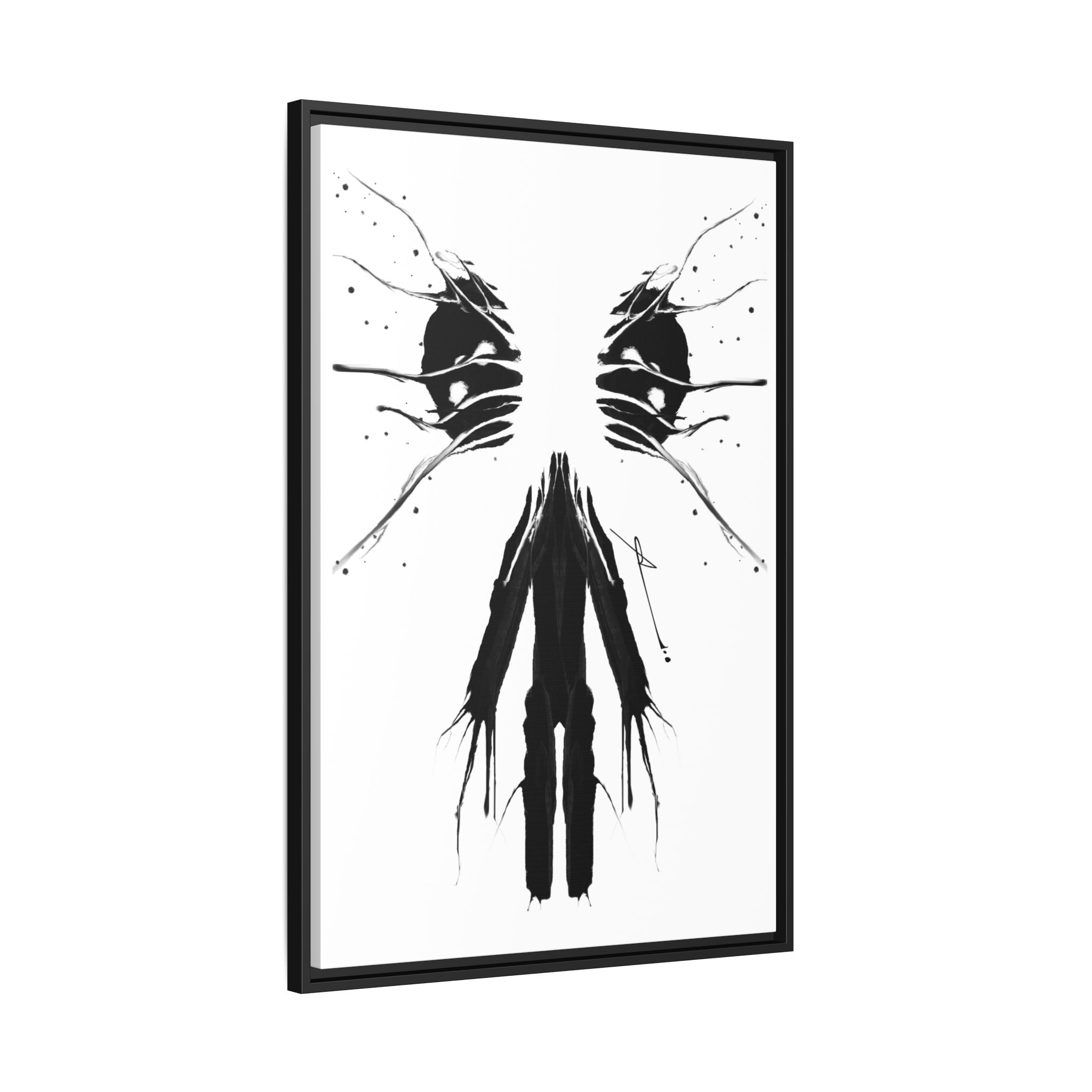Modern Dark Abstract Canvas Wall Art | Scission – AbstractsOfficial 24x36 (vertical)