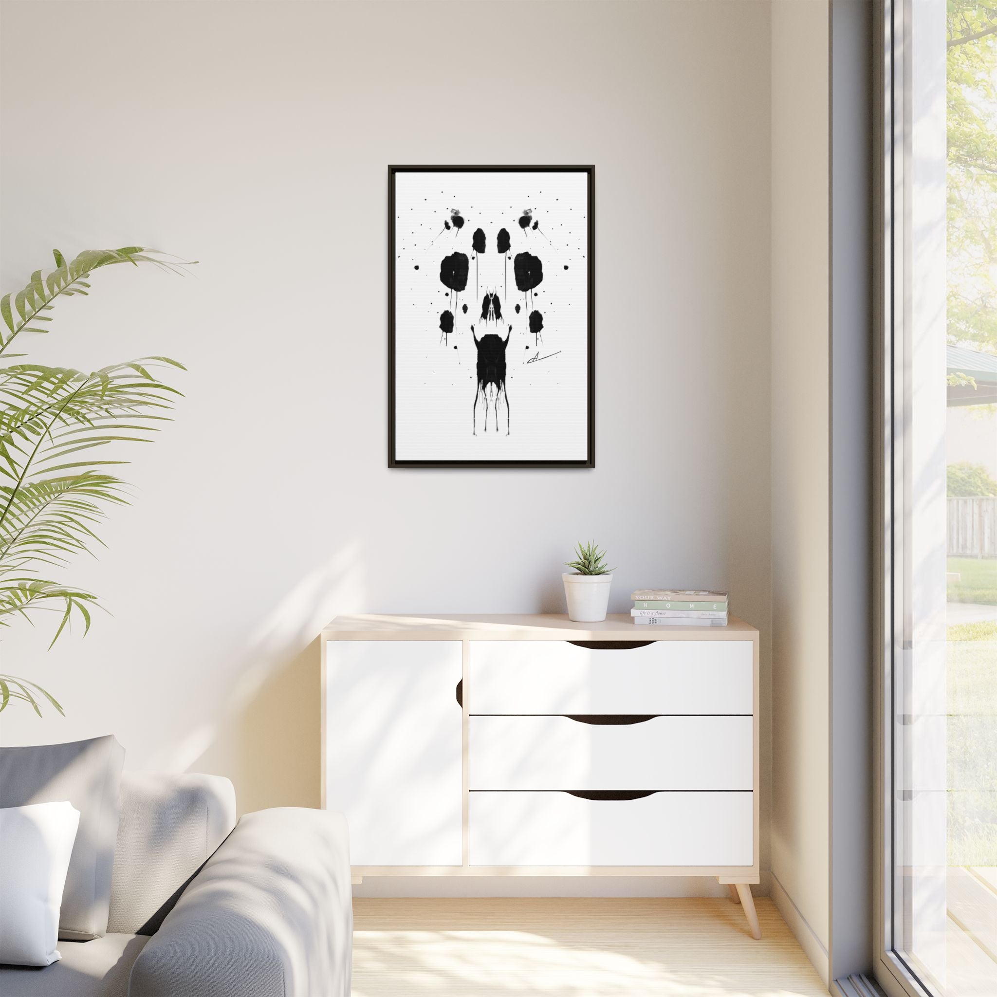 Modern Dark Abstract Canvas Wall Art | Fragile – AbstractsOfficial 24x36 (vertical)