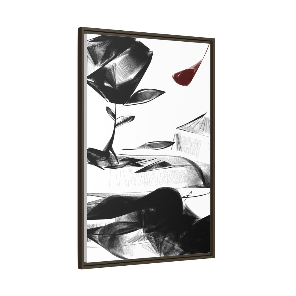 Modern Dark Abstract Canvas Wall Art | Stand – AbstractsOfficial 24x36 (vertical)