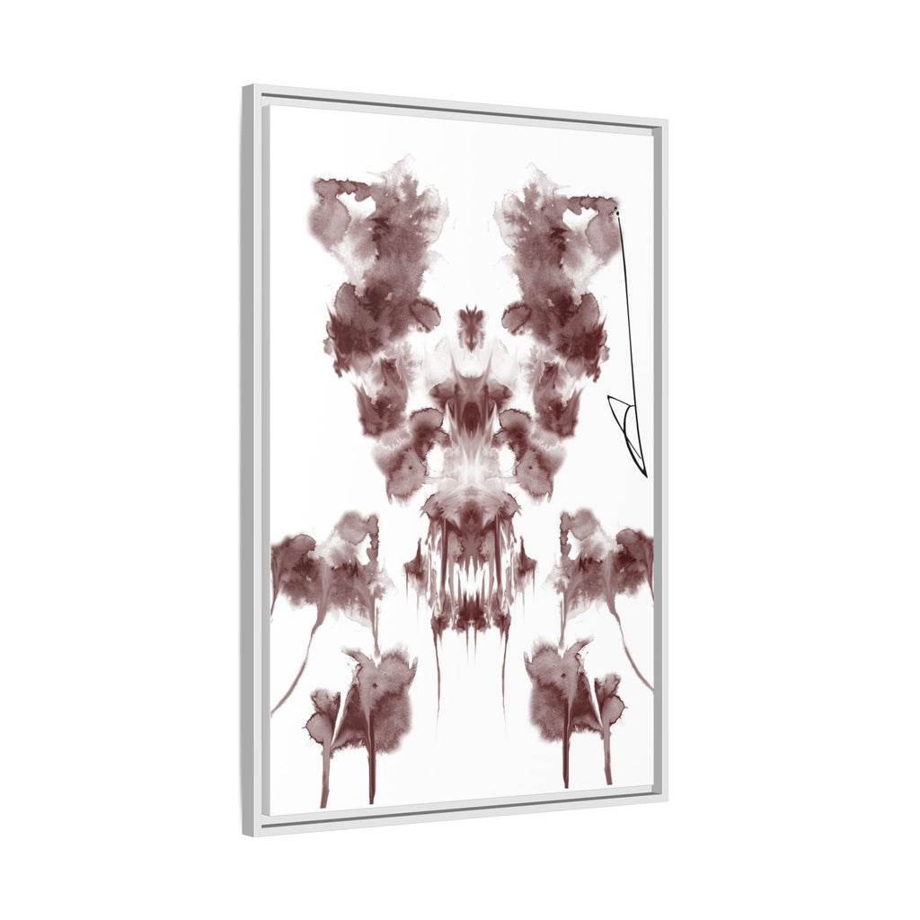 Rorschach-inspired Abstract Canvas Wall Art | Flare – AbstractsOfficial 24x36 (vertical)