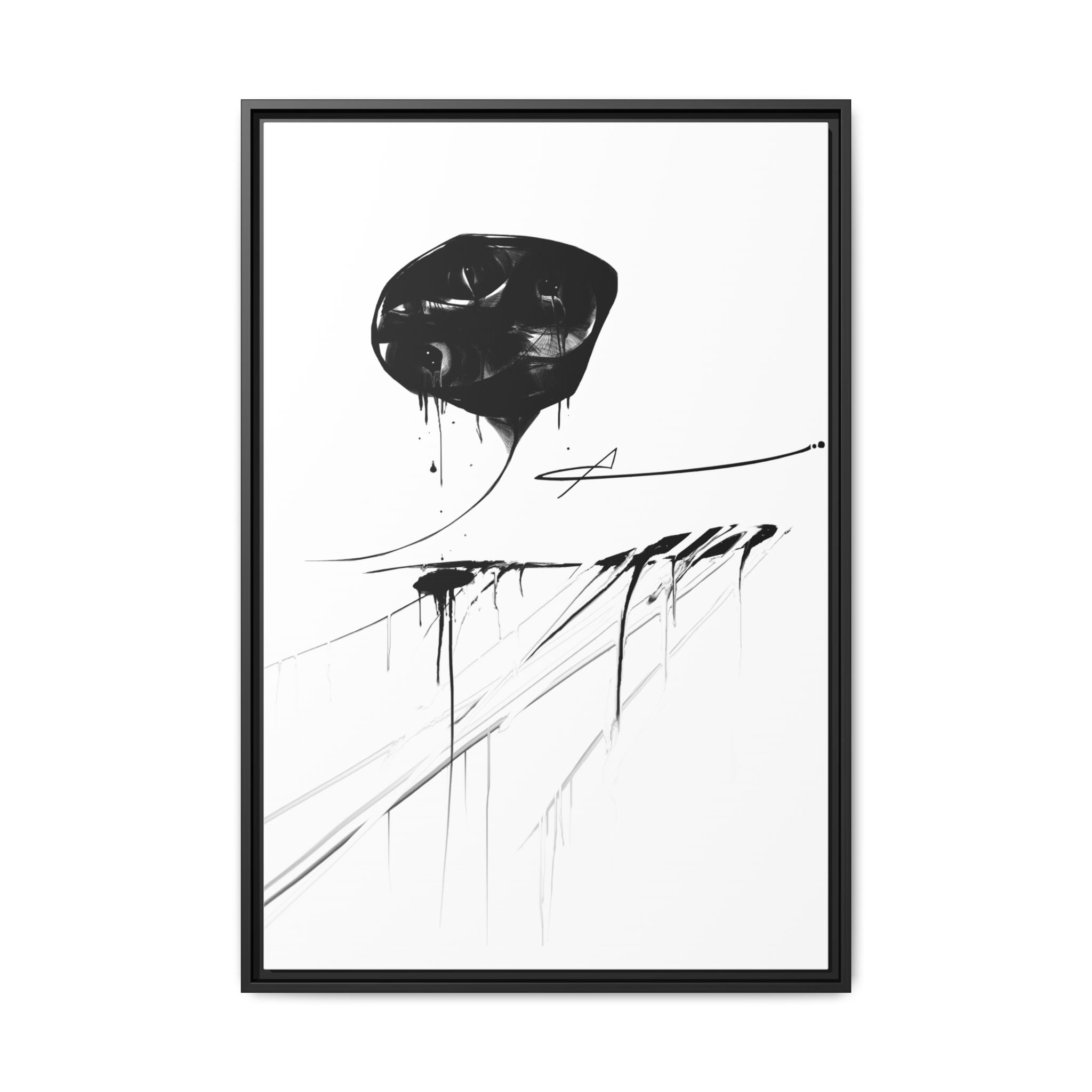 Modern Dark Abstract Canvas Wall Art | Grow – AbstractsOfficial 24x36 (vertical)