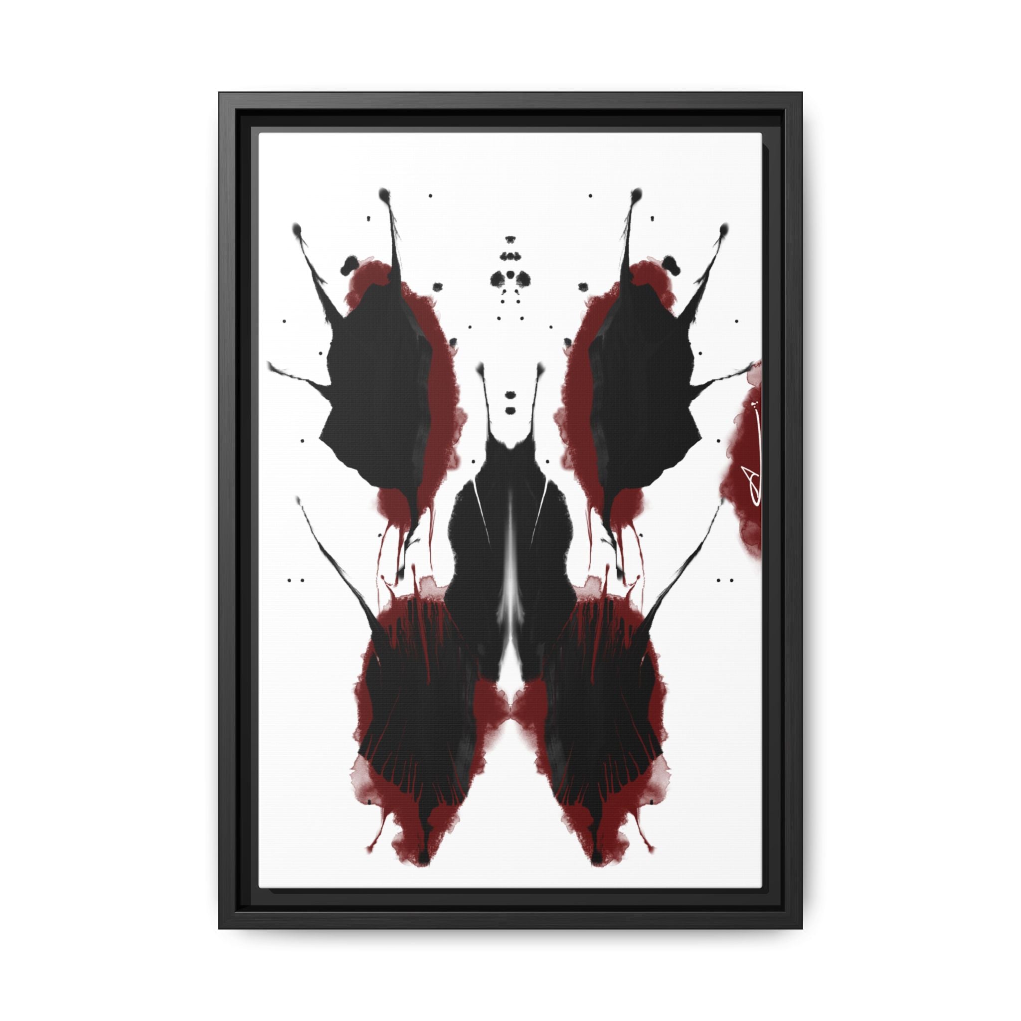 Modern Dark Abstract Canvas Wall Art | Phlebotomize – AbstractsOfficial 12″ x 18″ (Vertical)