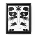 Modern Moody Abstract Canvas Wall Art | Drenching – AbstractsOfficial 8 x 10 (Vertical)