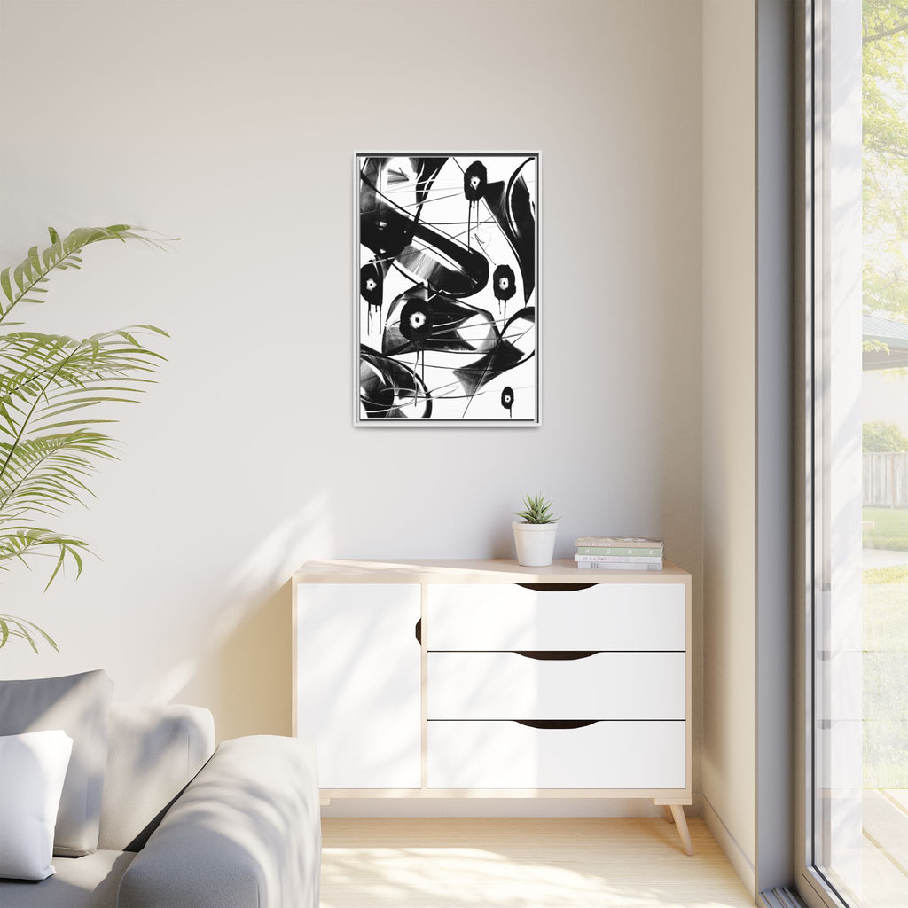Modern Dark Abstract Canvas Wall Art | Found – AbstractsOfficial 24x36 (vertical)