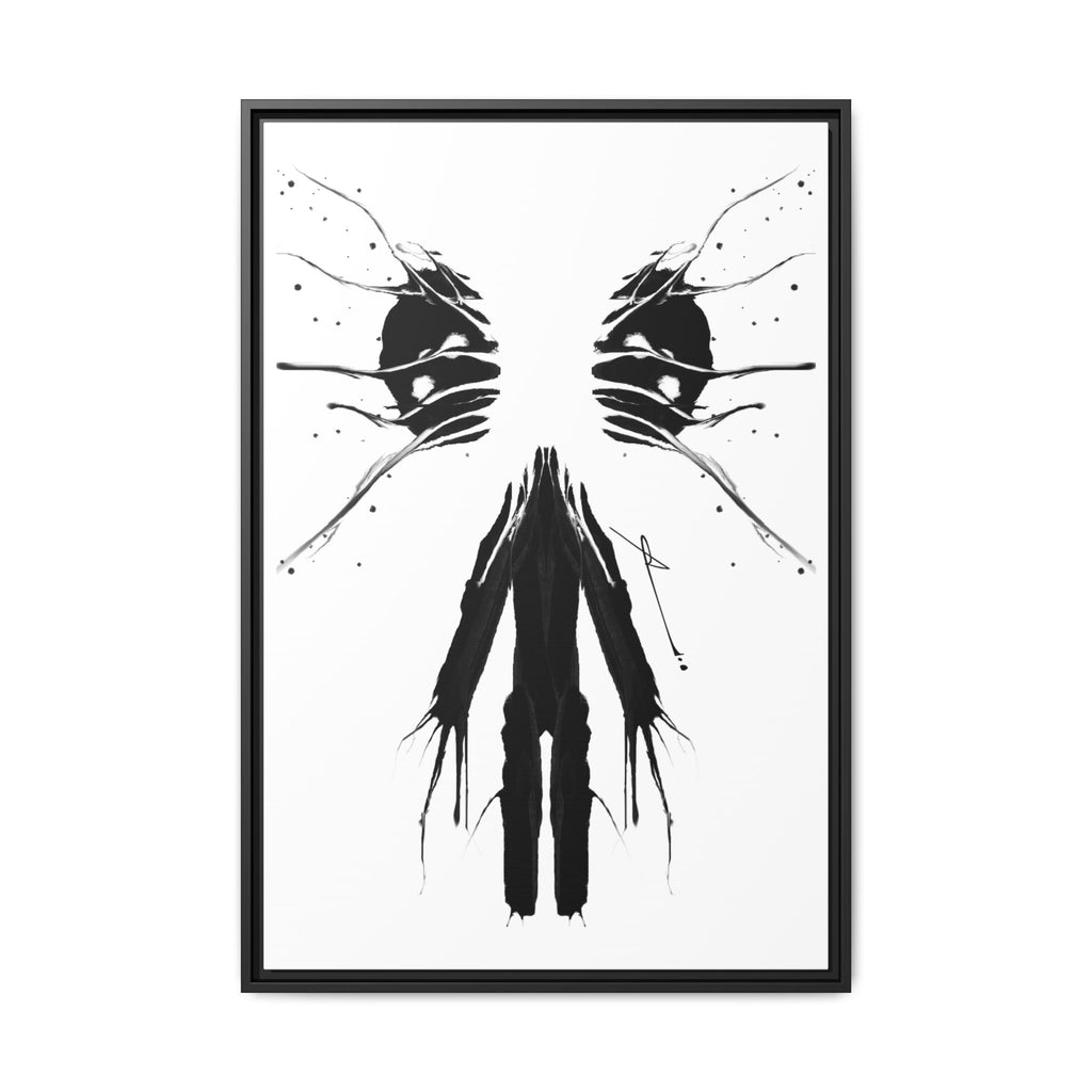 Modern Dark Abstract Canvas Wall Art | Scission – AbstractsOfficial 24x36 (vertical)