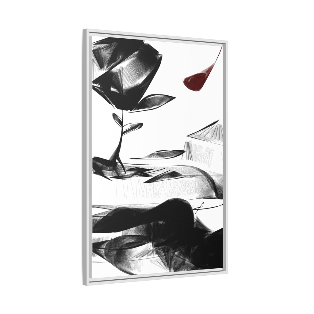 Modern Dark Abstract Canvas Wall Art | Stand – AbstractsOfficial 24x36 (vertical)