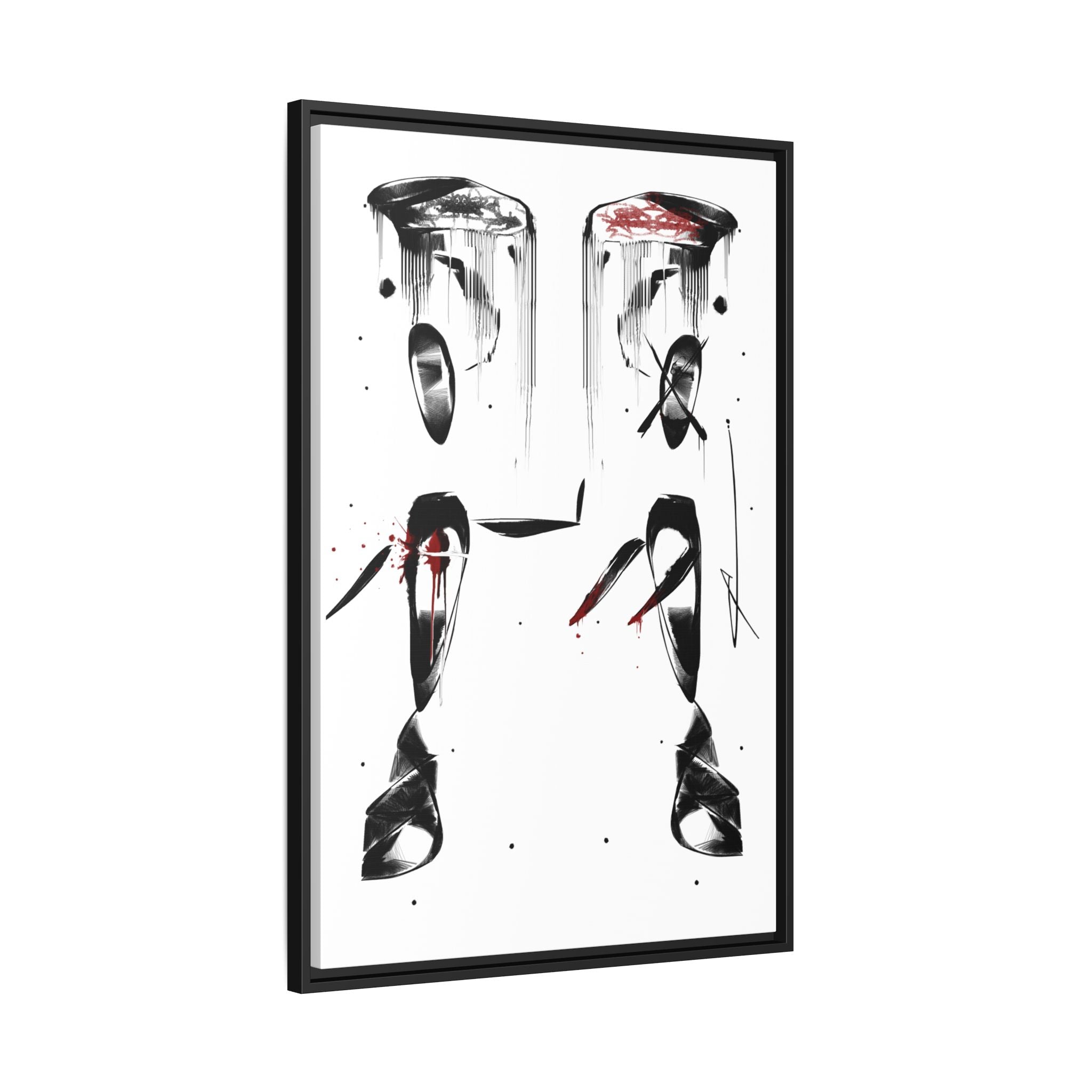 Modern Bold Abstract Canvas Wall Art | Skinwalker – AbstractsOfficial 24x36 (vertical)