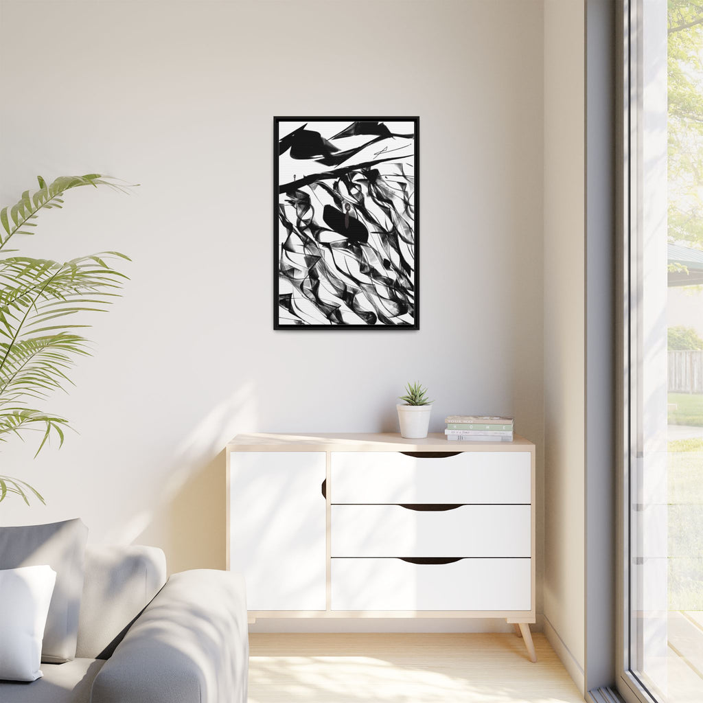 Modern Dark Abstract Canvas Wall Art | Still – AbstractsOfficial 24x36 (vertical)