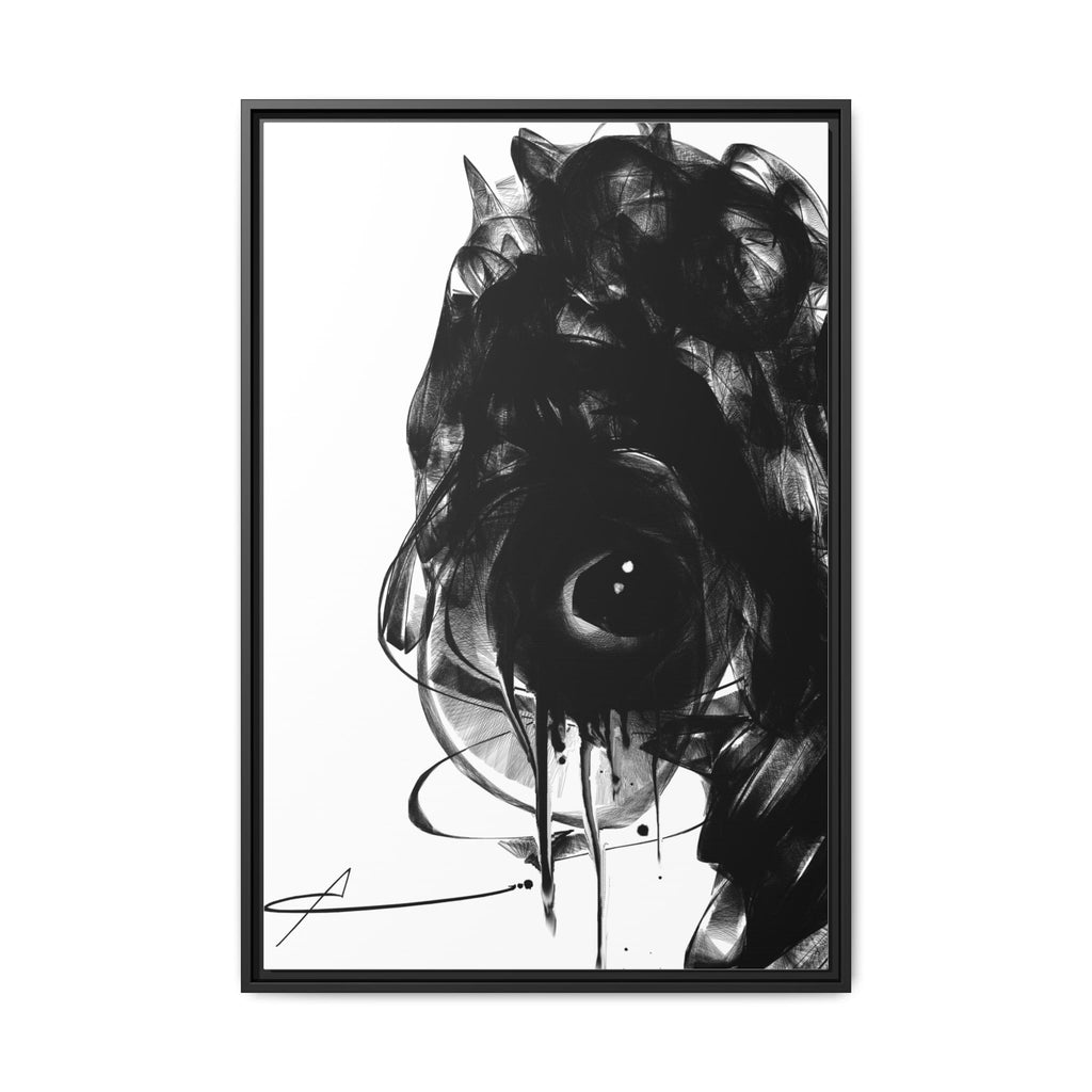 Modern Moody Abstract Canvas Wall Art | Melancholy – AbstractsOfficial 24x36 (vertical)
