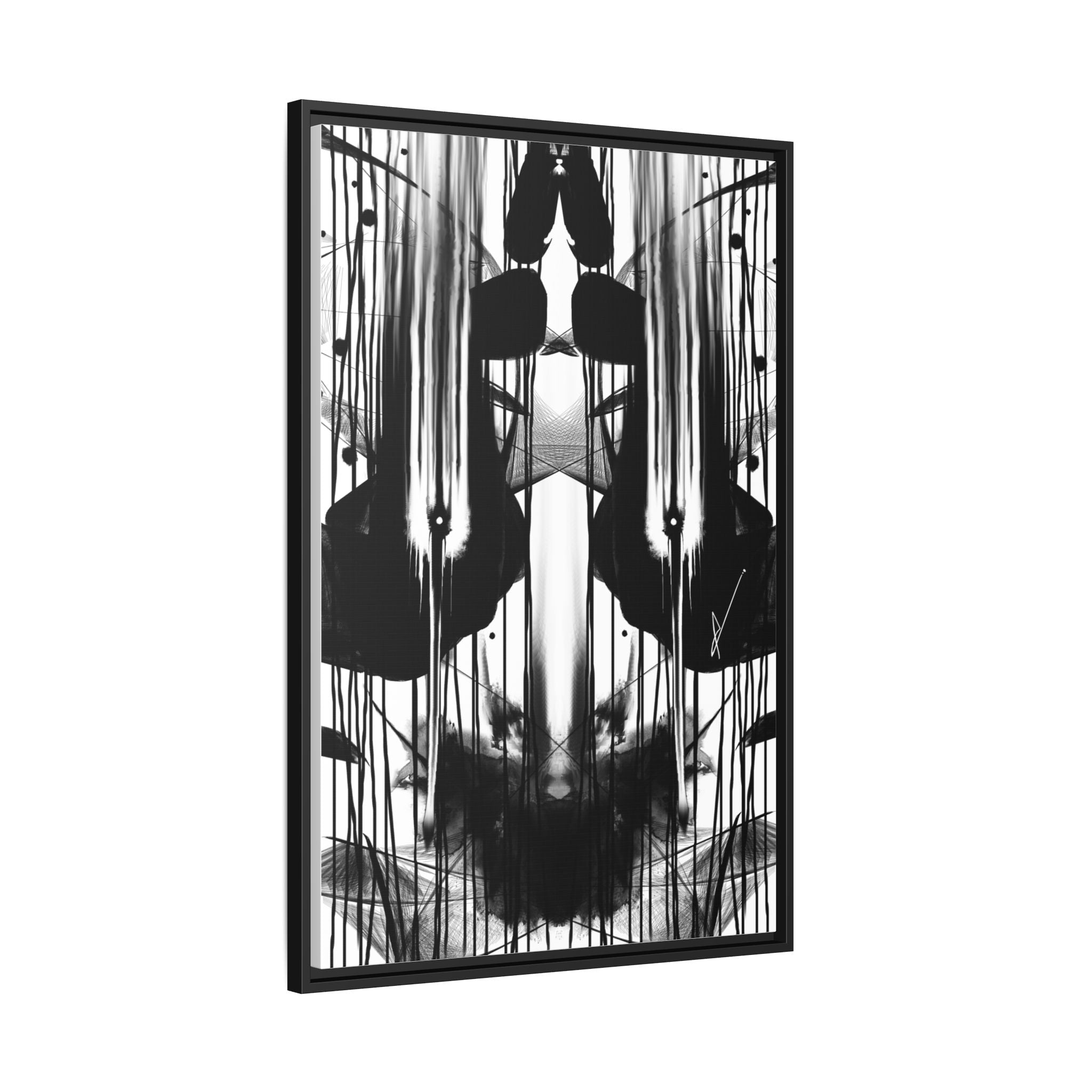 Modern Dark Abstract Canvas Wall Art | Befoul – AbstractsOfficial 24x36 (vertical)