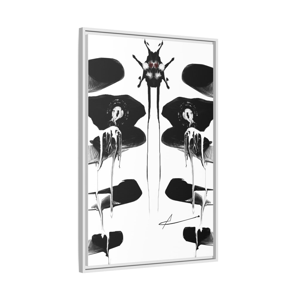 Modern Dark Abstract Canvas Wall Art | Drenching – AbstractsOfficial 24x36 (vertical)