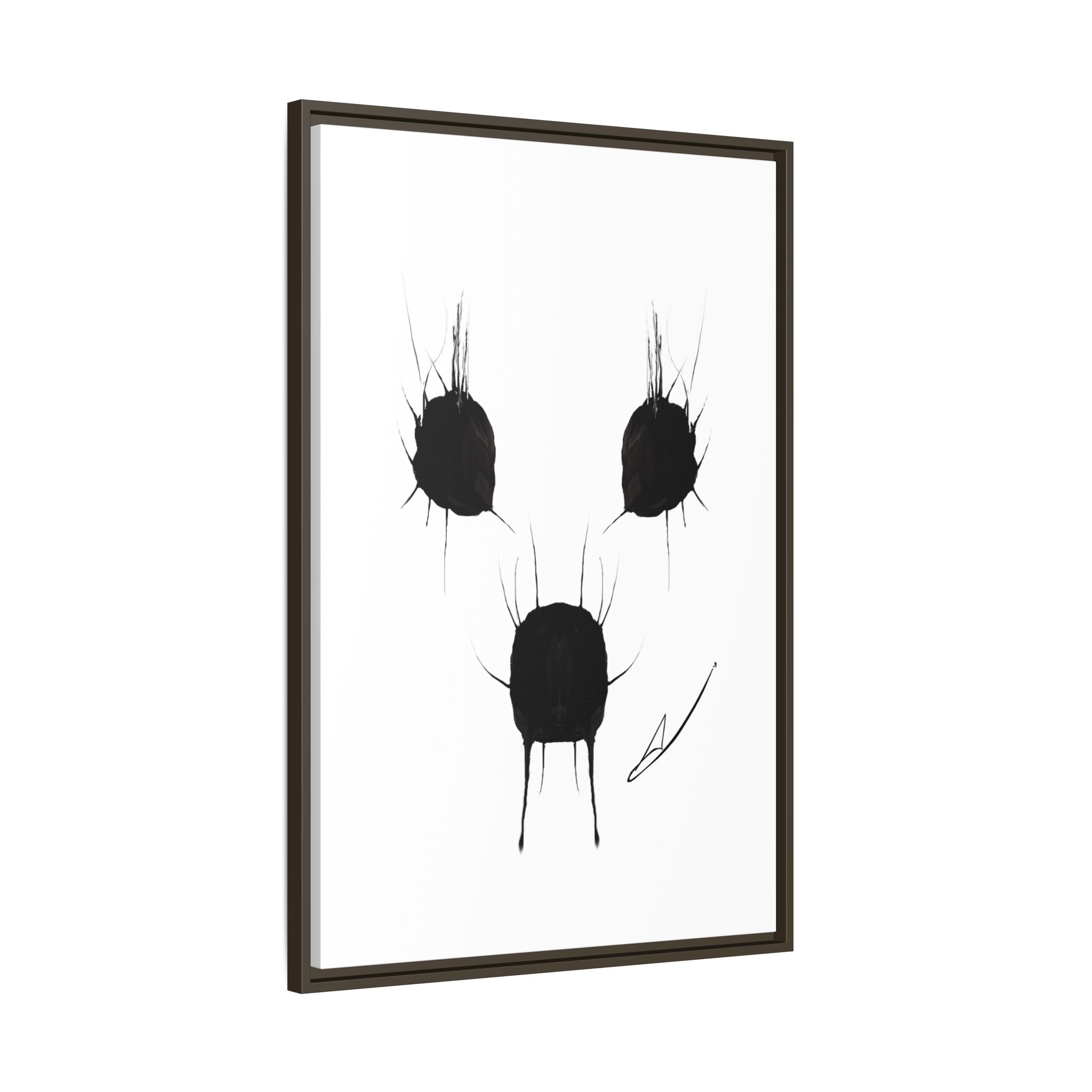 Modern Dark Abstract Canvas Wall Art | Mimic – AbstractsOfficial 24x36 (vertical)