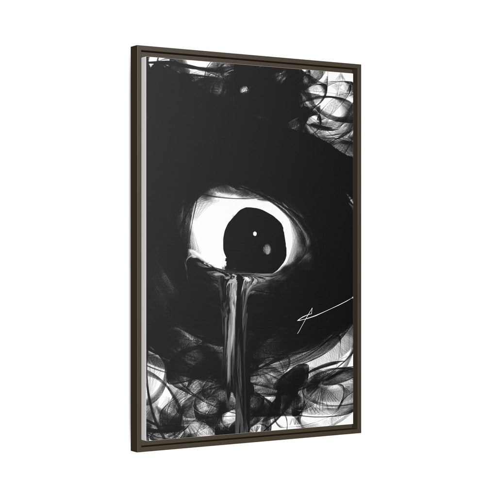Modern Moody Abstract Canvas Wall Art | Leak – AbstractsOfficial 24x36 (vertical)