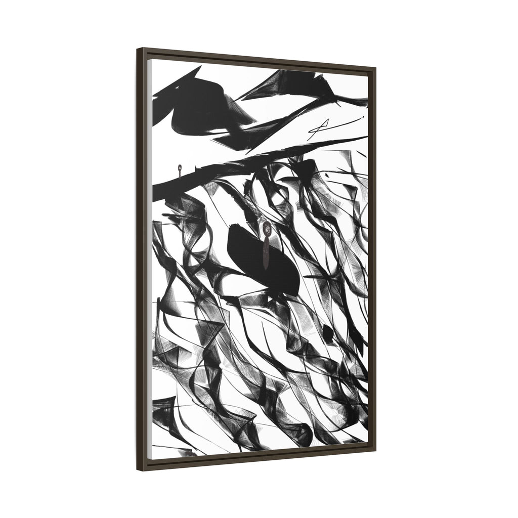 Modern Dark Abstract Canvas Wall Art | Still – AbstractsOfficial 24x36 (vertical)